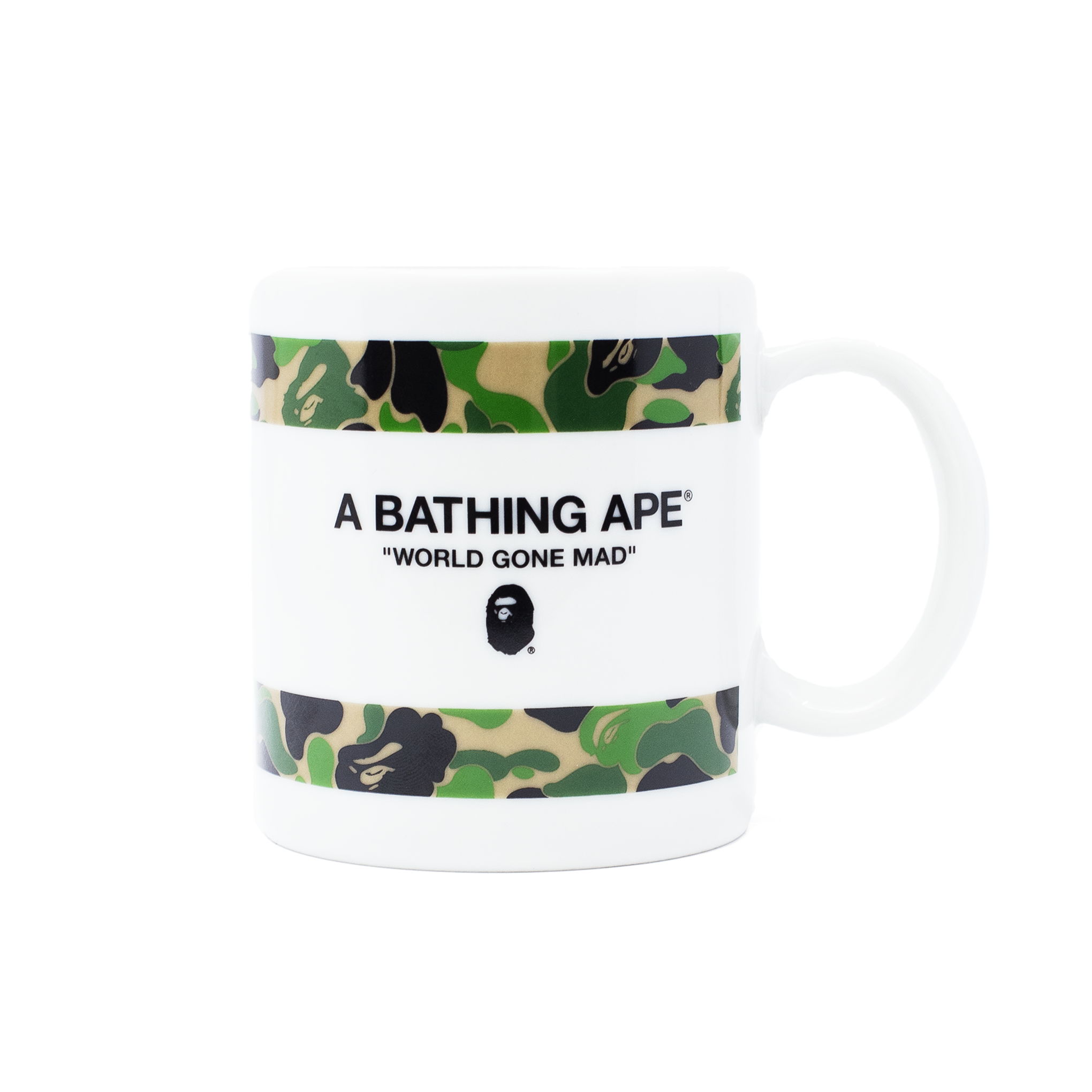 BAPE ABC CAMO CERAMIC MUG GREEN