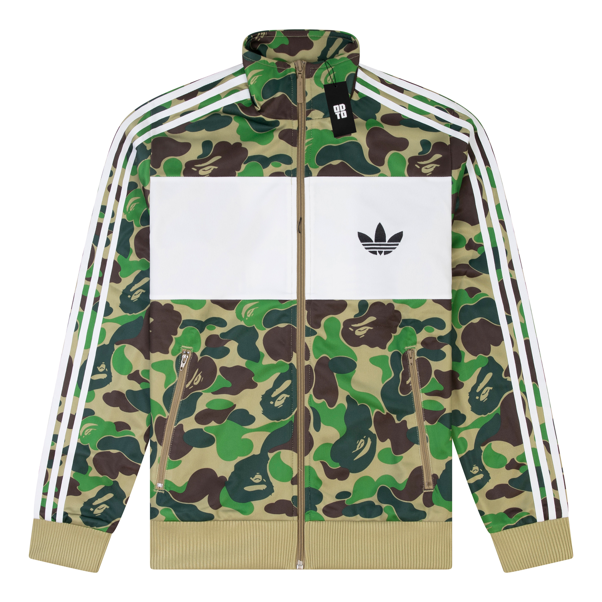 BAPE ADIDAS ABC CAMO TRACK JACKET GREEN