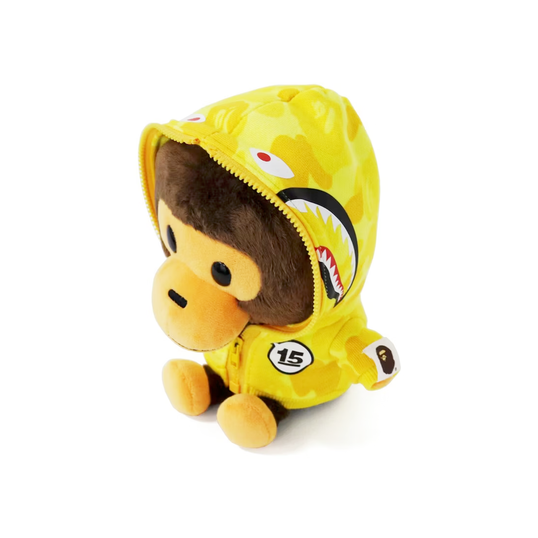 BAPE KIDS 15TH ANNIVERSARY ABC CAMO BABY MILO PLUSH YELLOW