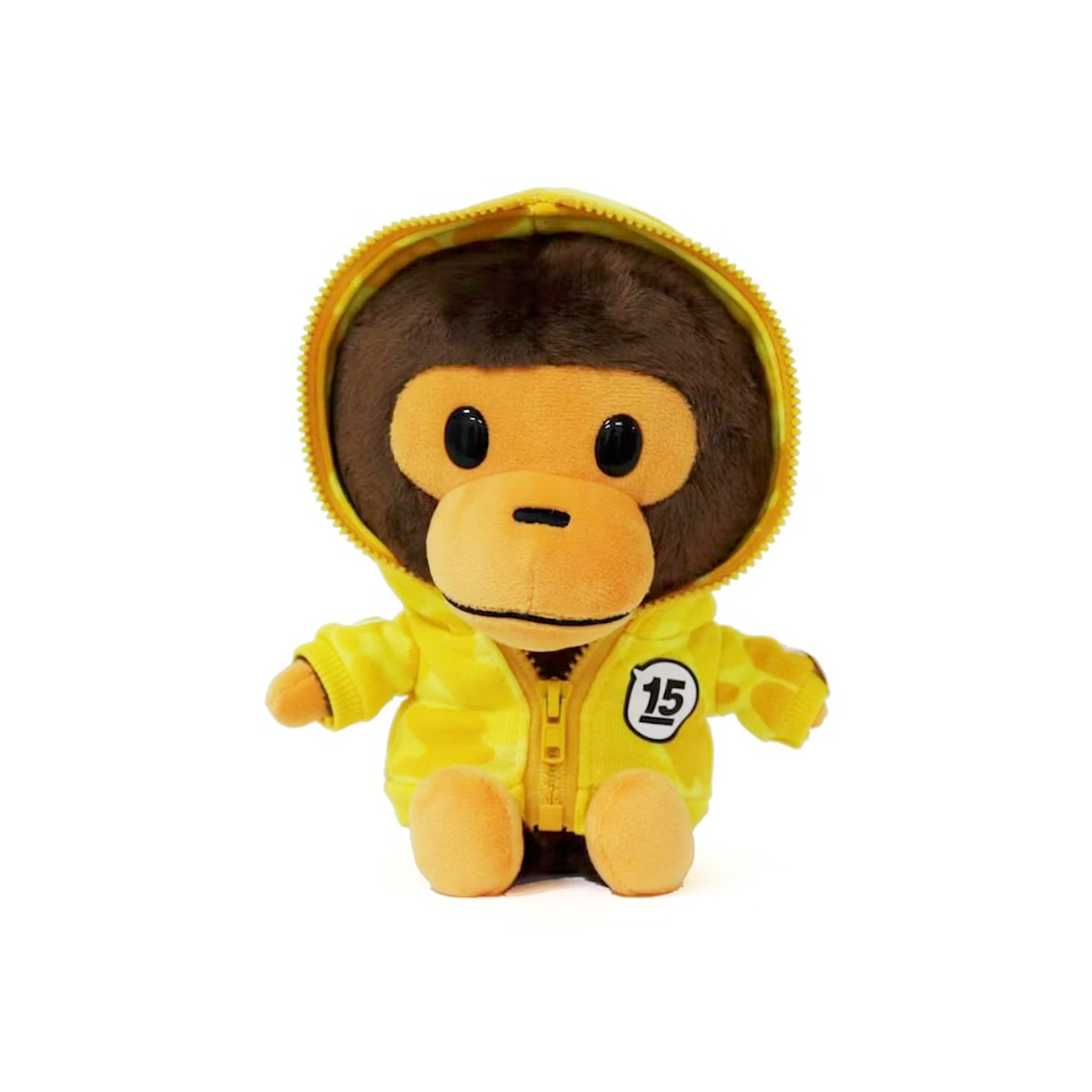 BAPE KIDS 15TH ANNIVERSARY ABC CAMO BABY MILO PLUSH YELLOW