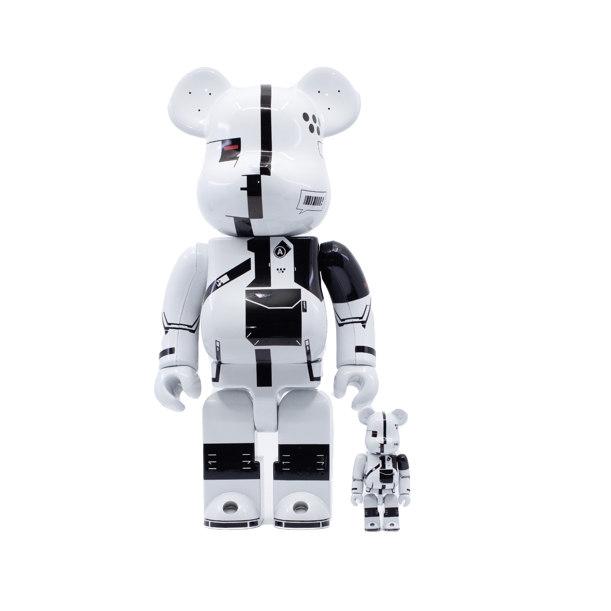 BEARBRICK ACRONYM 100% & 400% SET