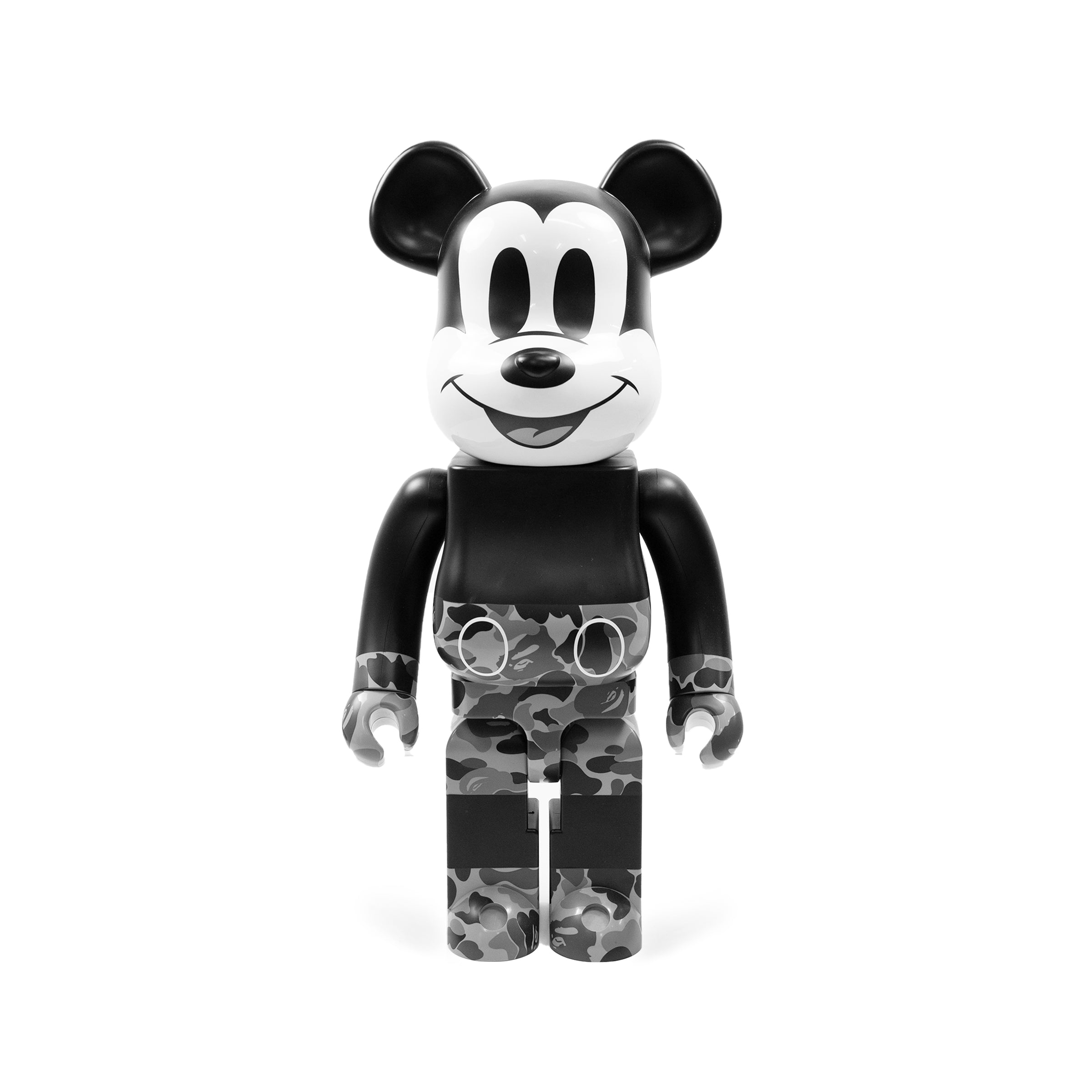 BEARBRICK BAPE MICKEY MONOTONE 1000%