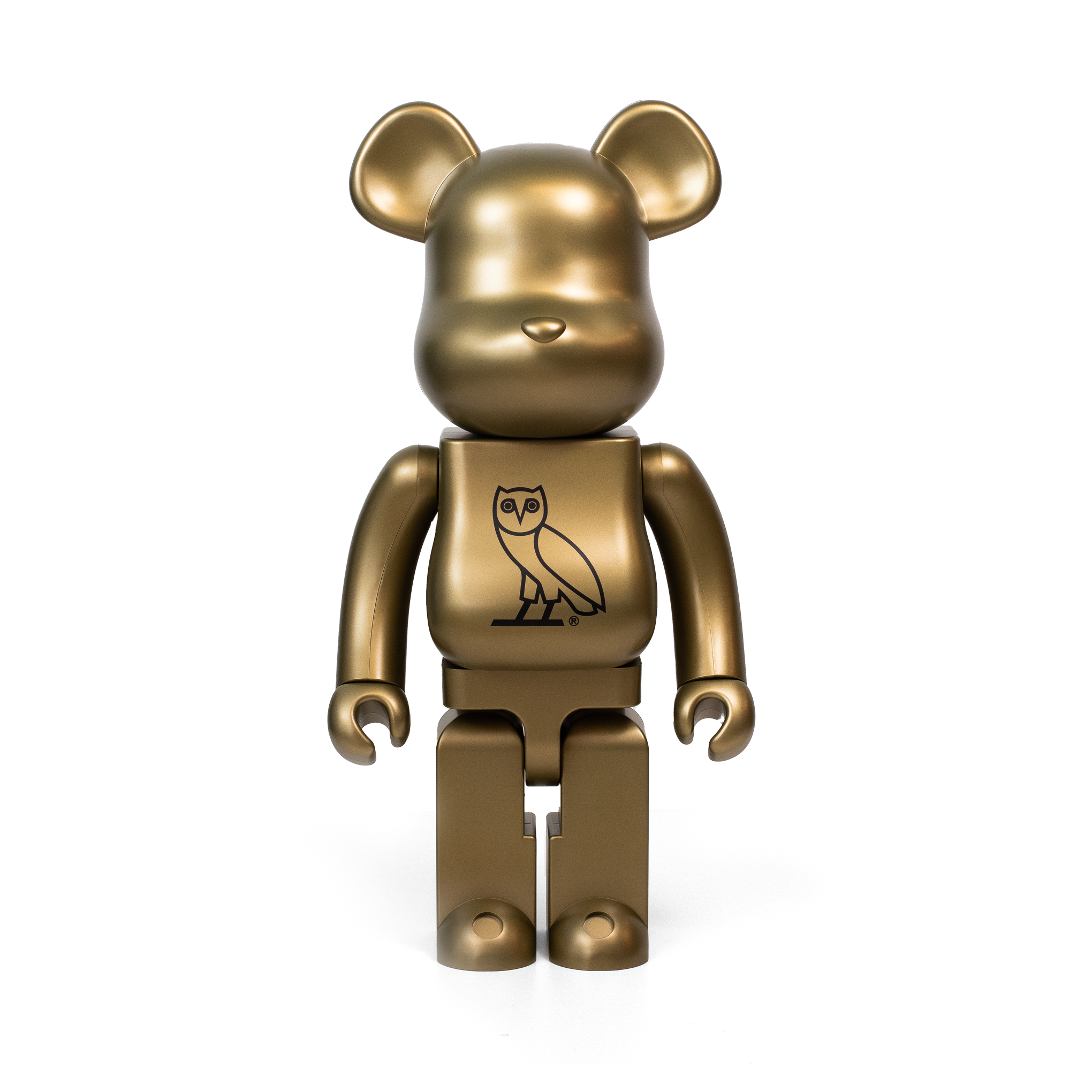 BEARBRICK OVO OWL GOLD 1000%