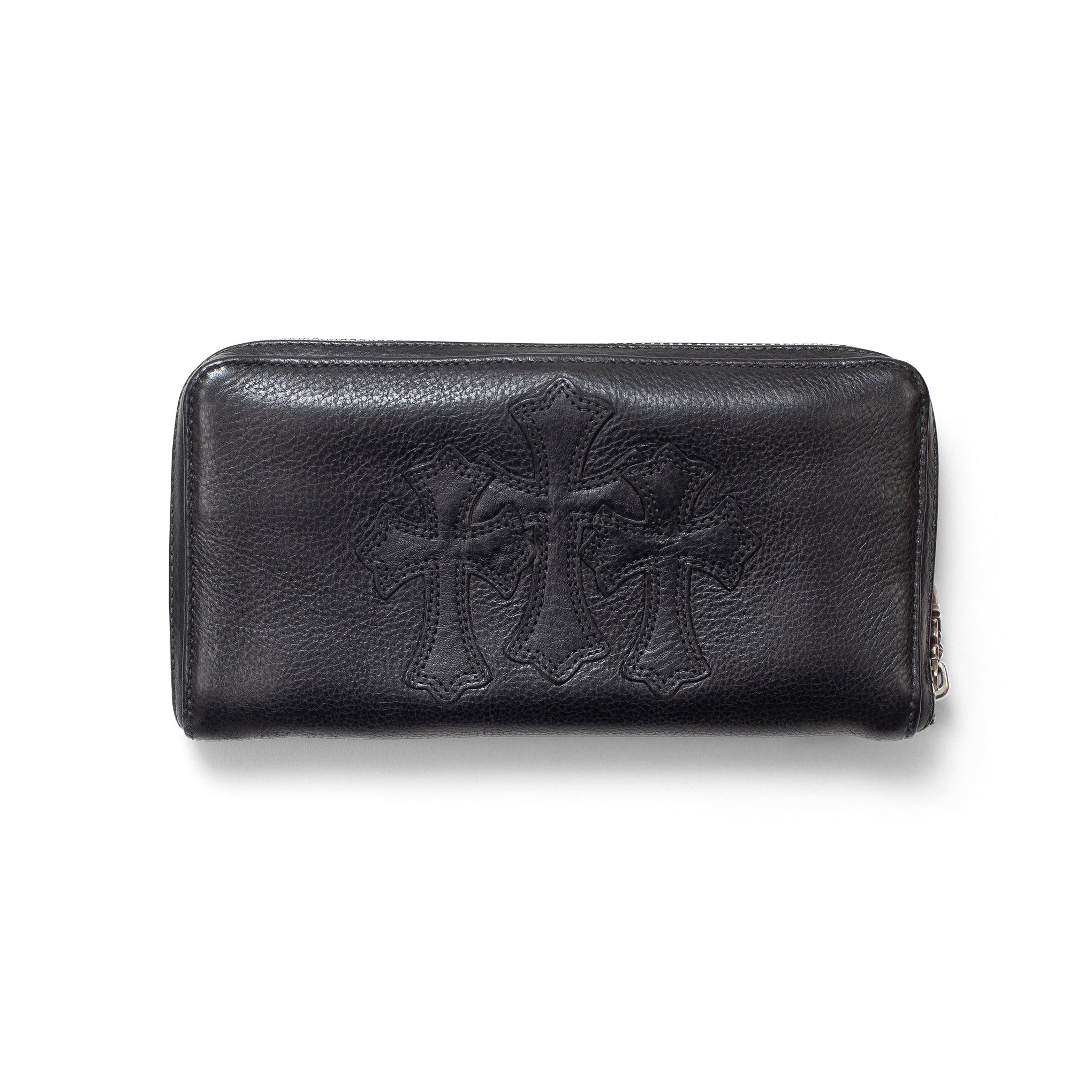 CHROME HEARTS CEMETERY CROSS WALLET BLACK