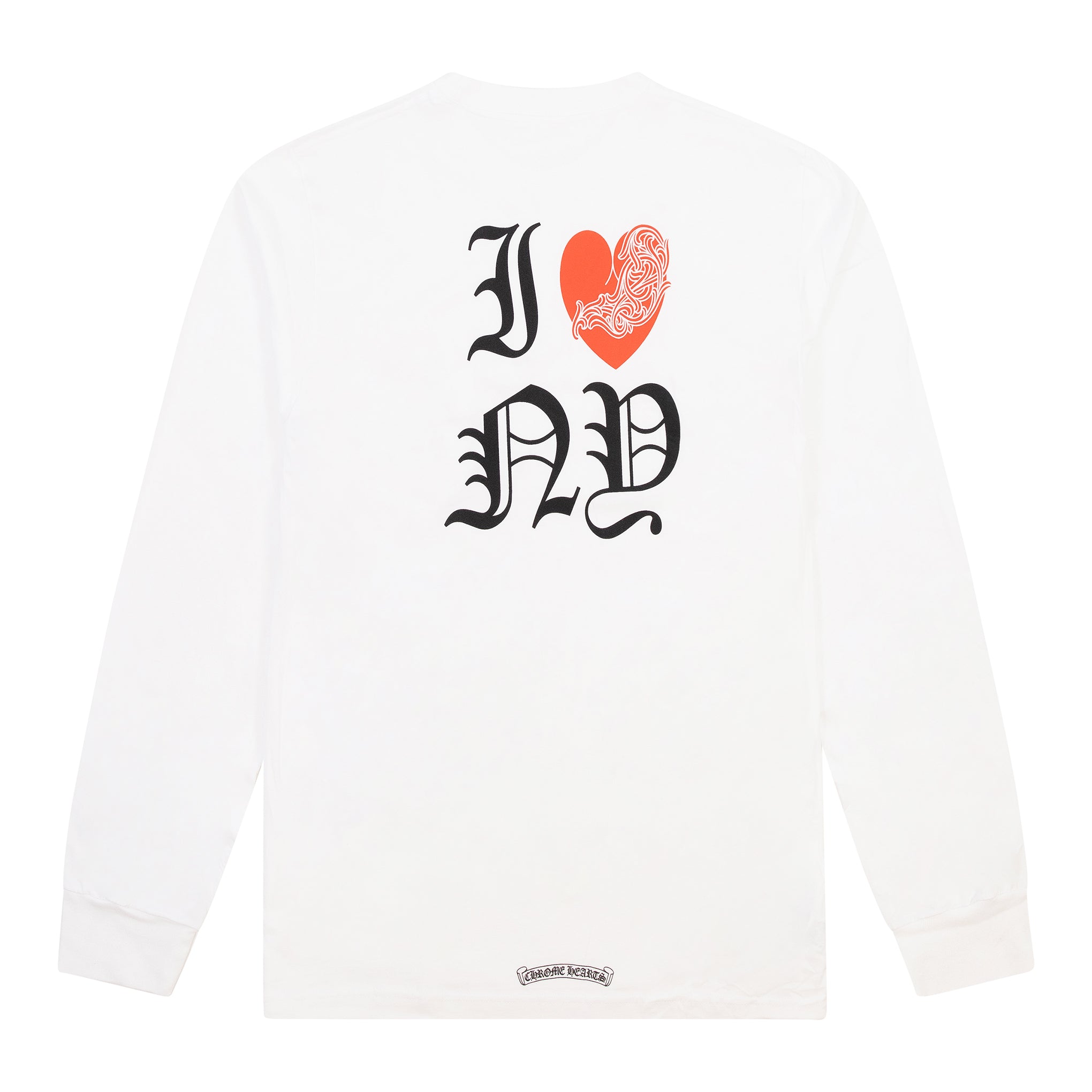 CHROME HEARTS I LOVE NEW YORK L/S TEE WHITE