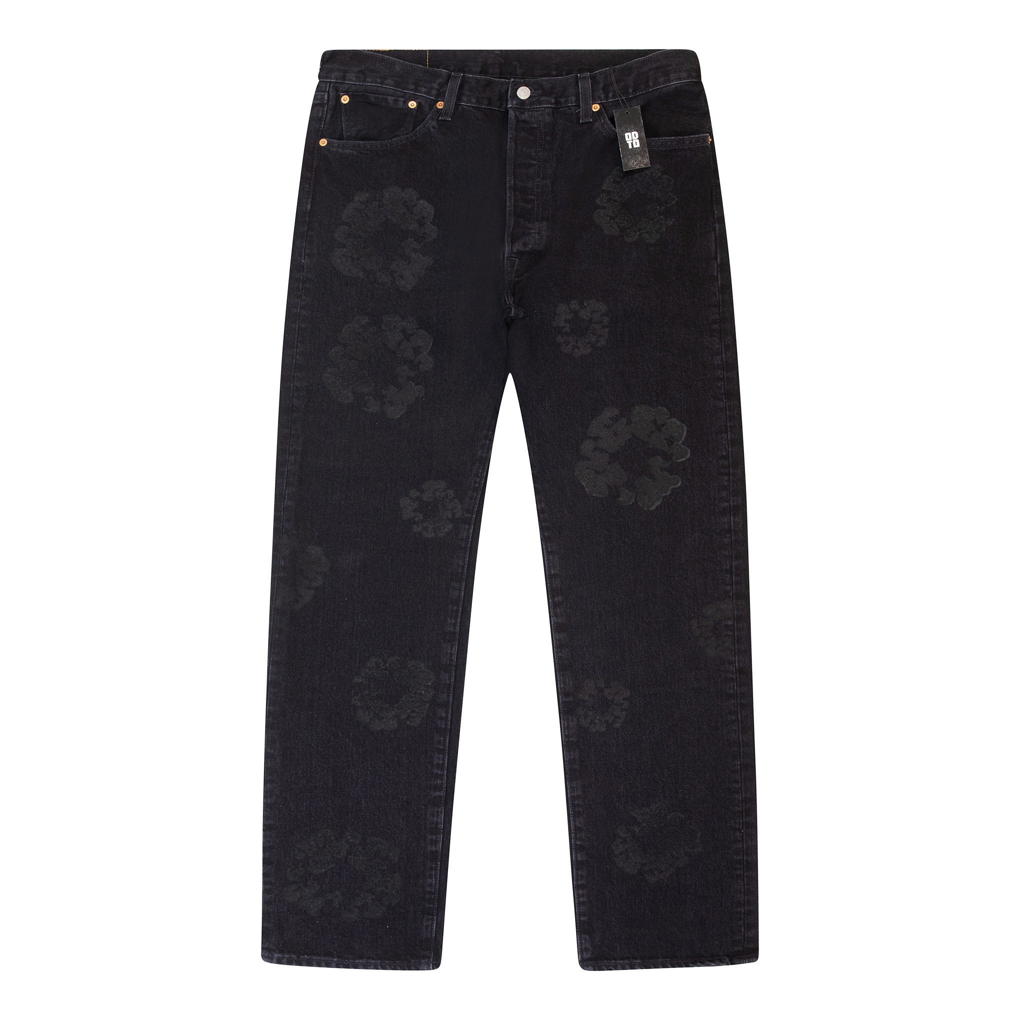 DENIM TEARS LEVI'S COTTON WREATH JEAN BLACK