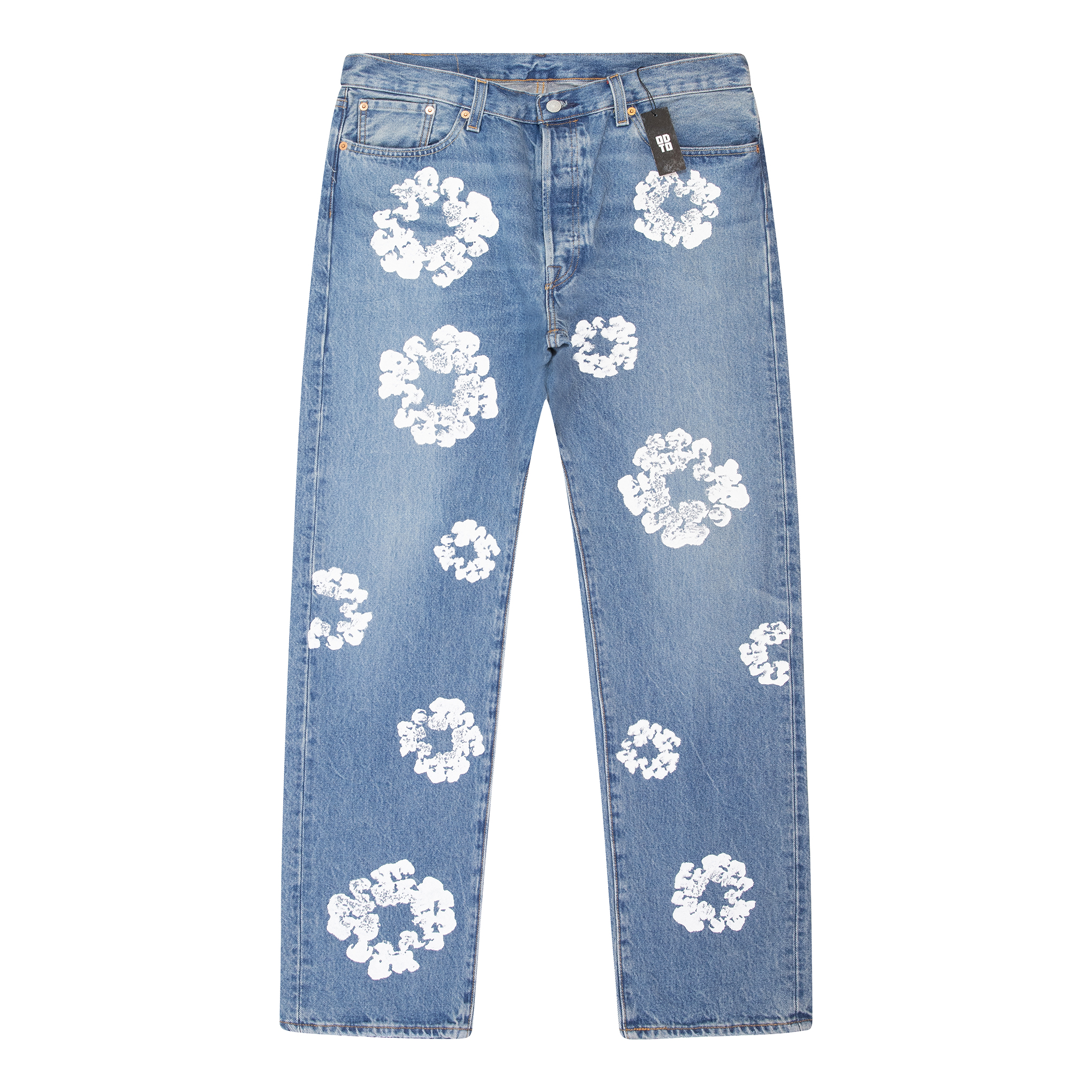 DENIM TEARS LEVI'S COTTON WREATH JEAN LIGHT WASH