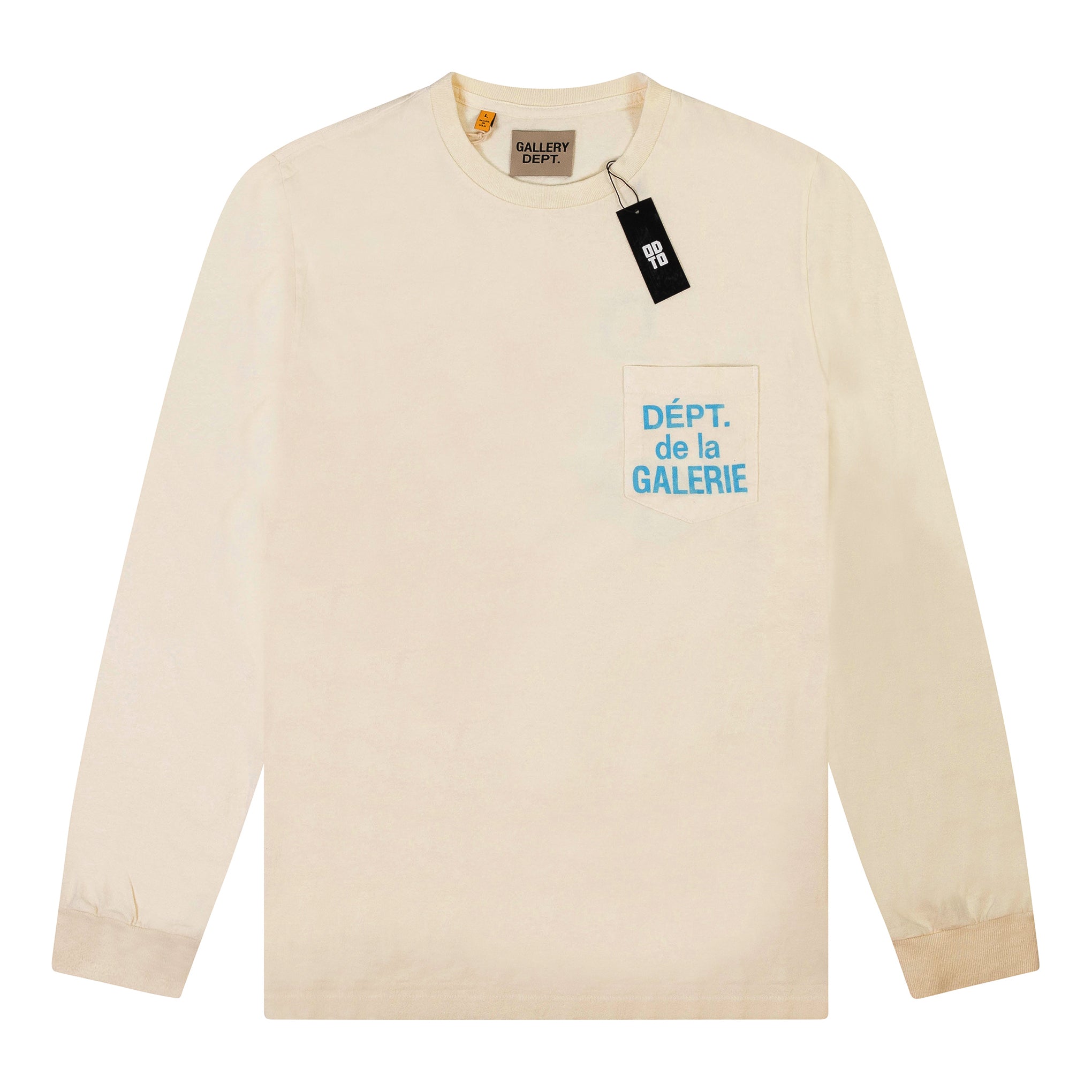 GALLERY DEPT. POCKET L/S TEE CREME