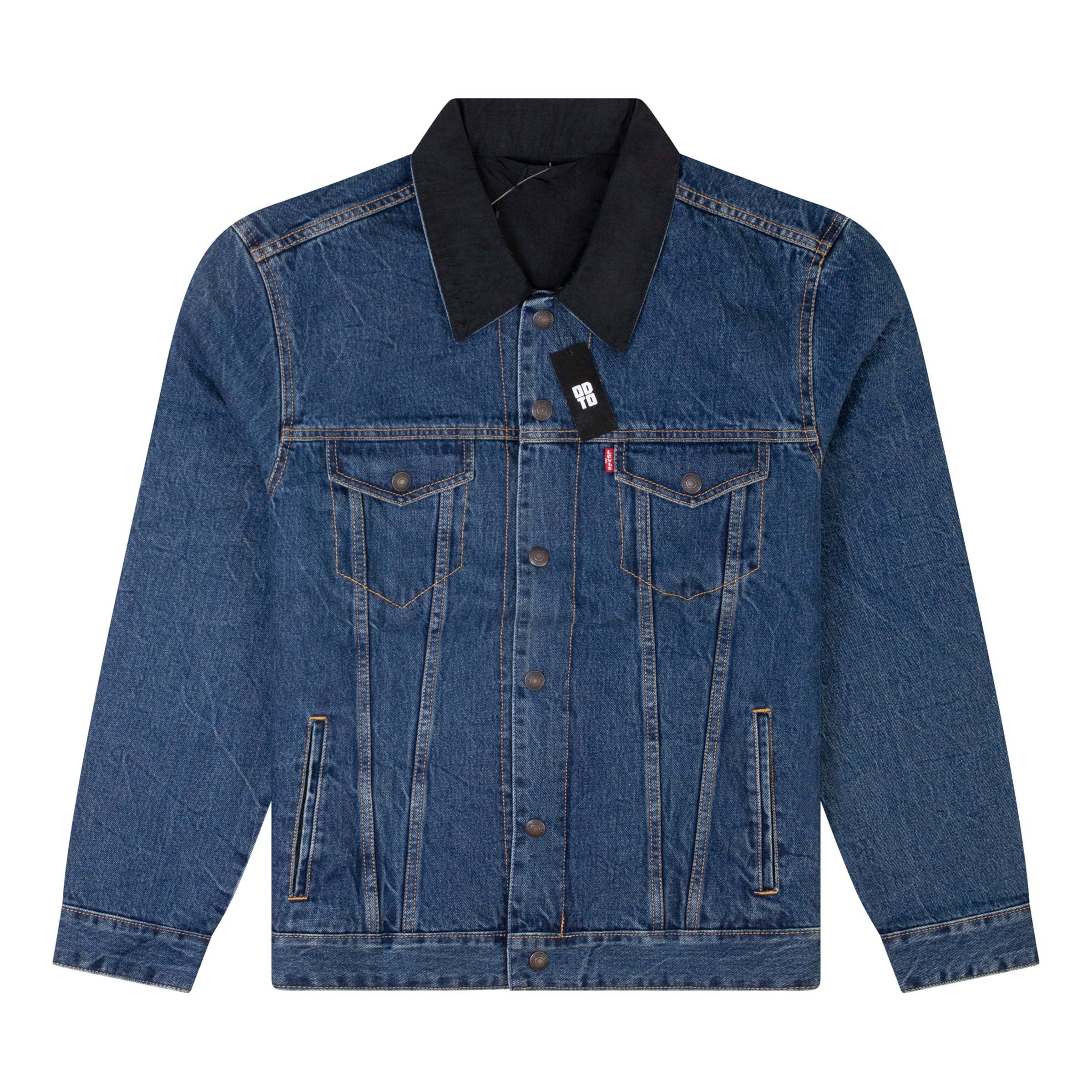 JORDAN LEVI S REVERSIBLE TRUCKER JACKET INDIGO