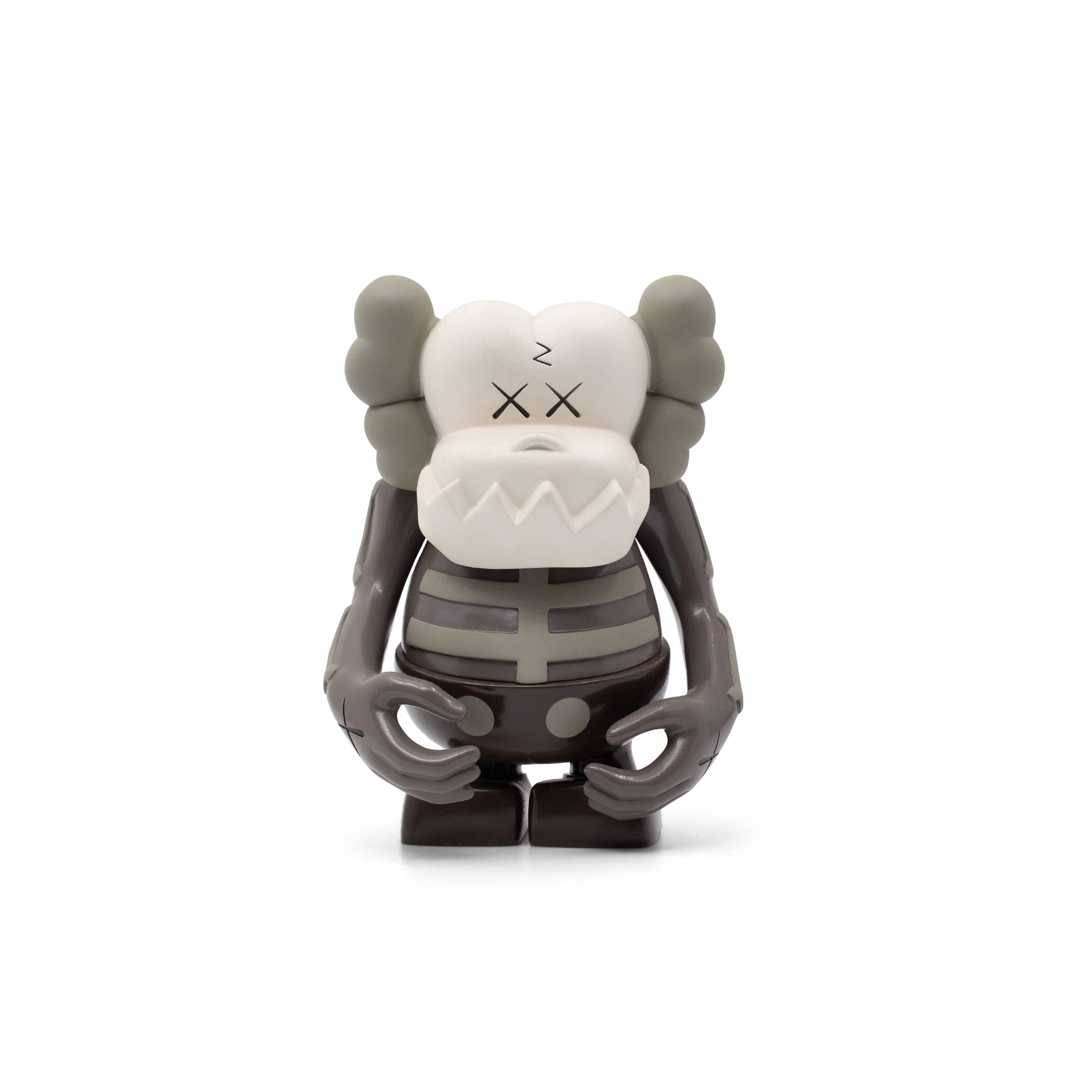 KAWS BOUNTY HUNTER SKULL KUN BROWN