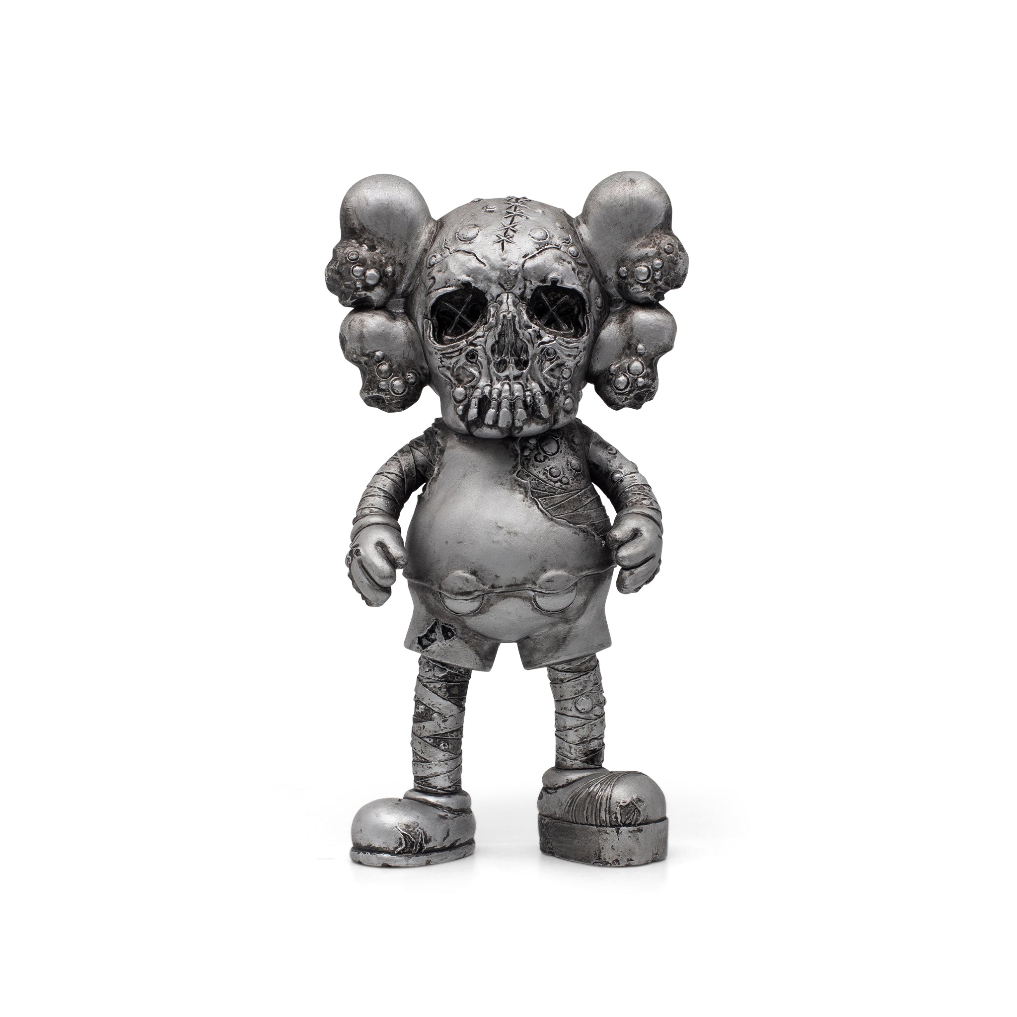 KAWS PUSHEAD COMPANION SILVER