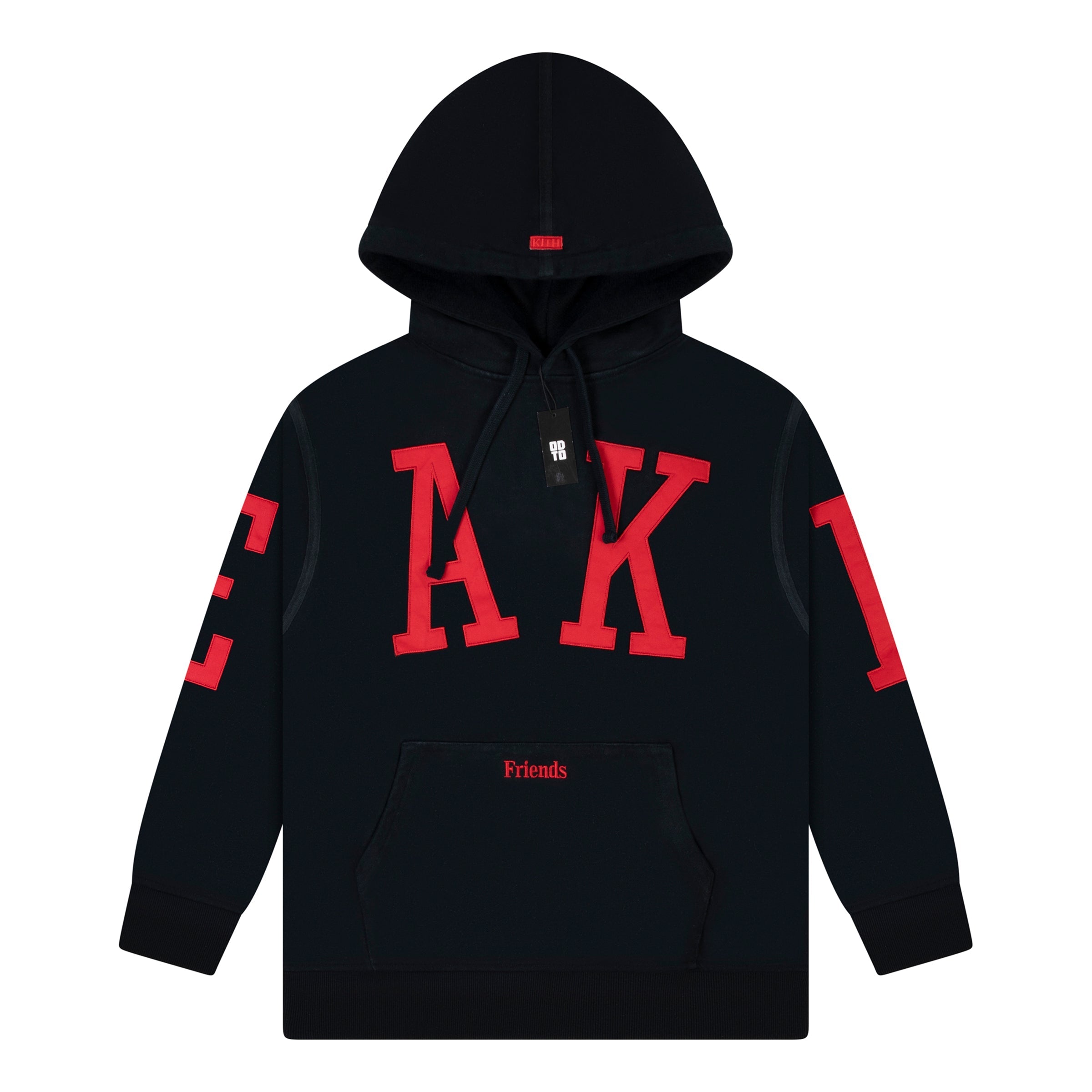 KITH US FAKE FRIENDS HOODIE BLACK