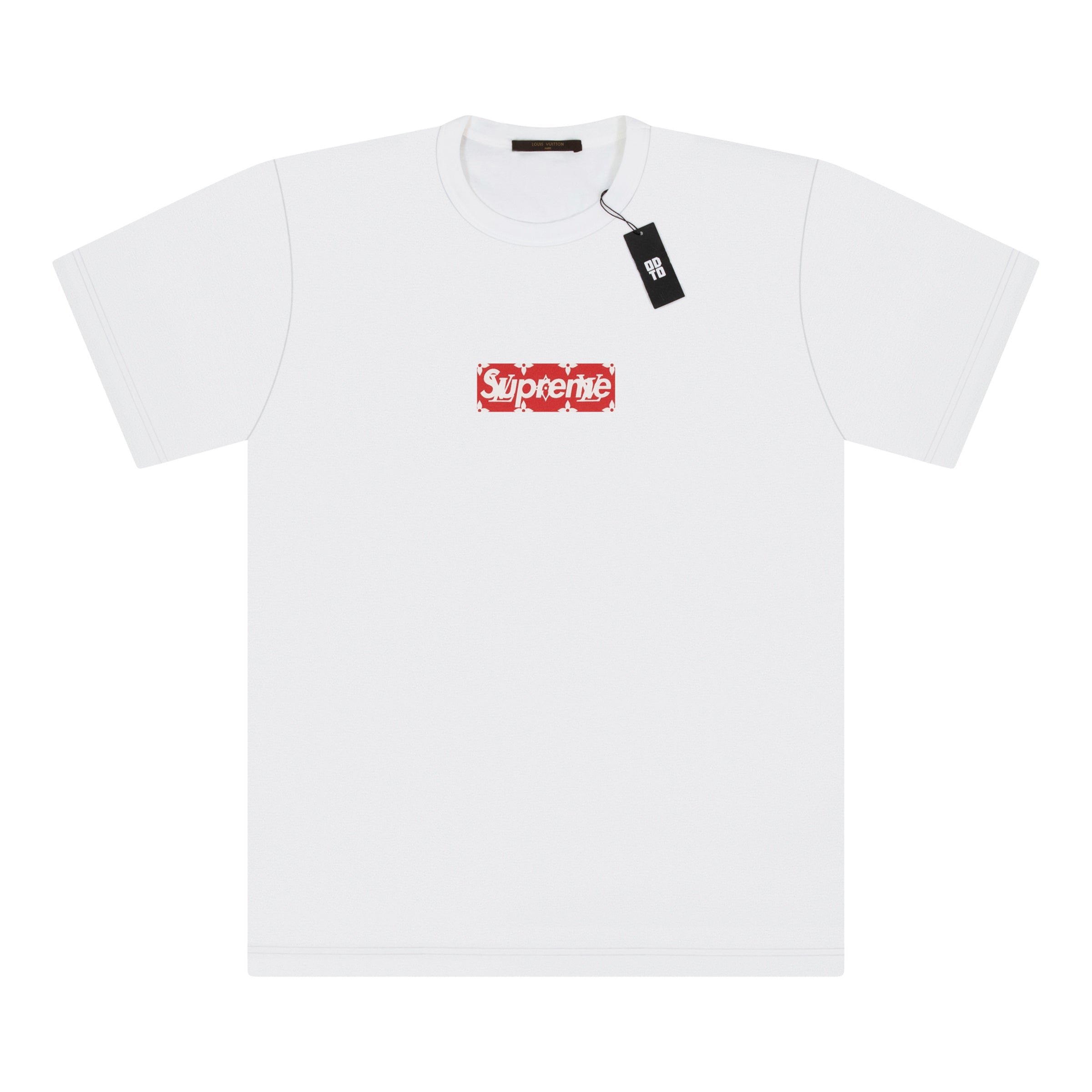 LOUIS VUITTON SUPREME BOX LOGO TEE WHITE