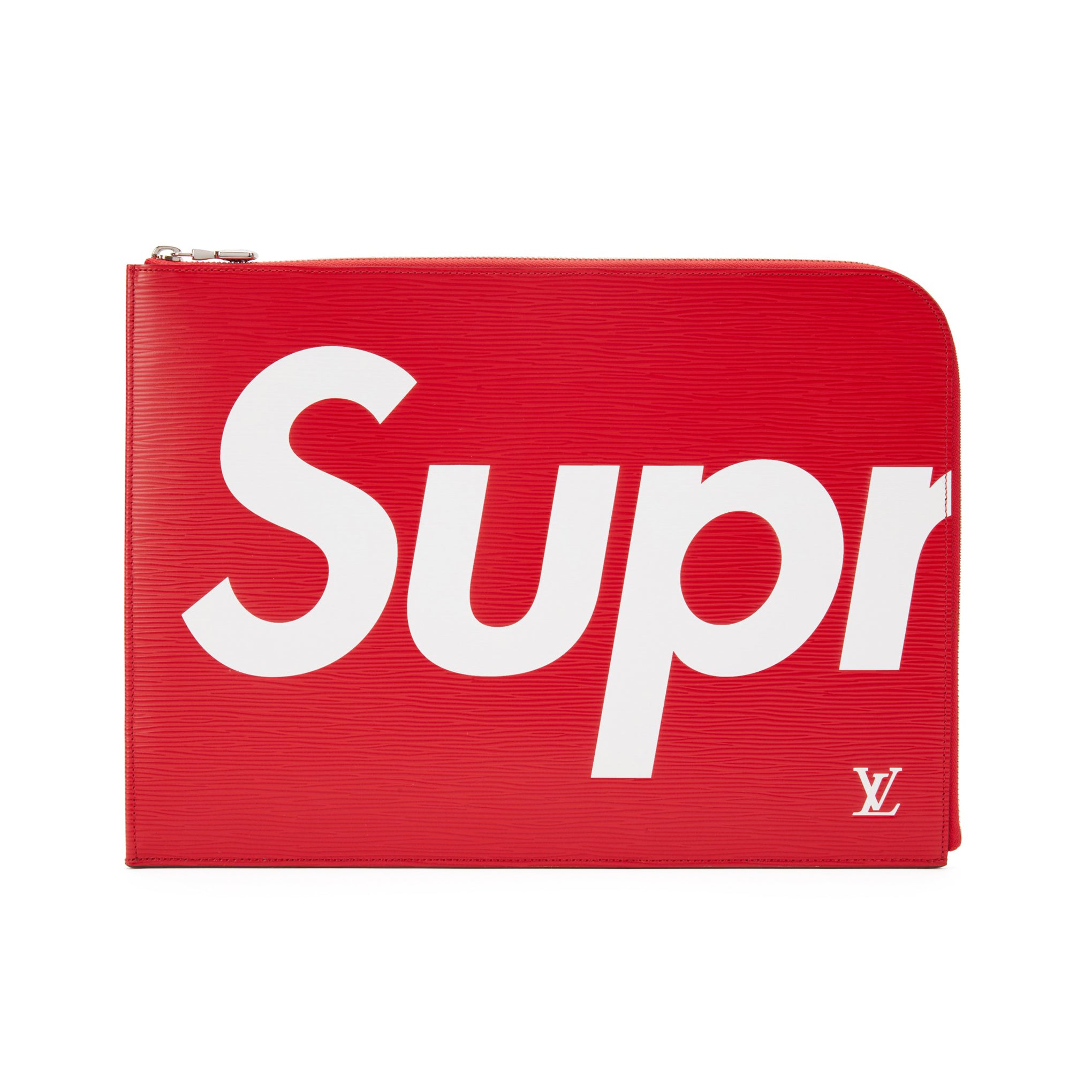 LOUIS VUITTON SUPREME POCHETTE JOUR RED