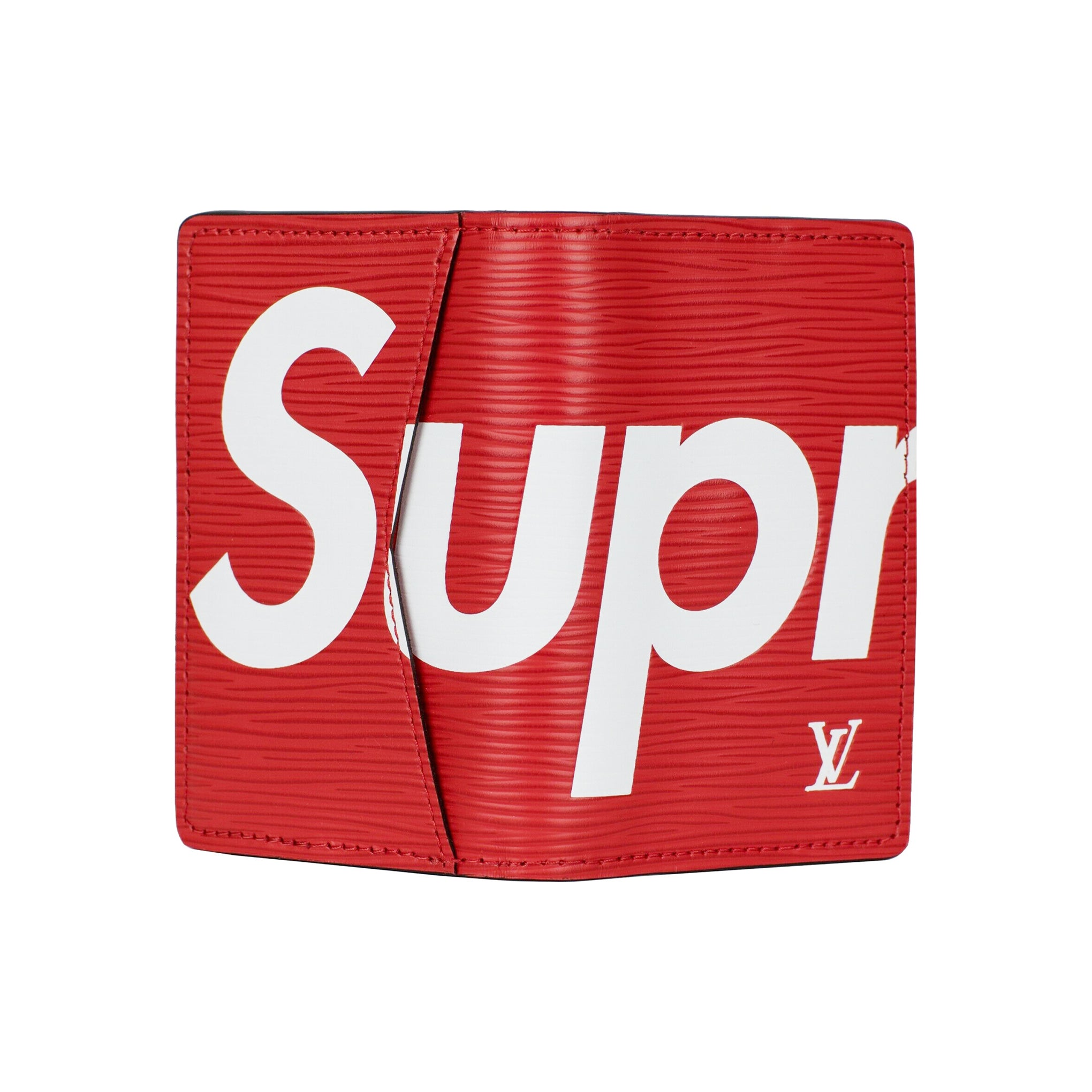 LOUIS VUITTON SUPREME POCKET ORGANIZER RED