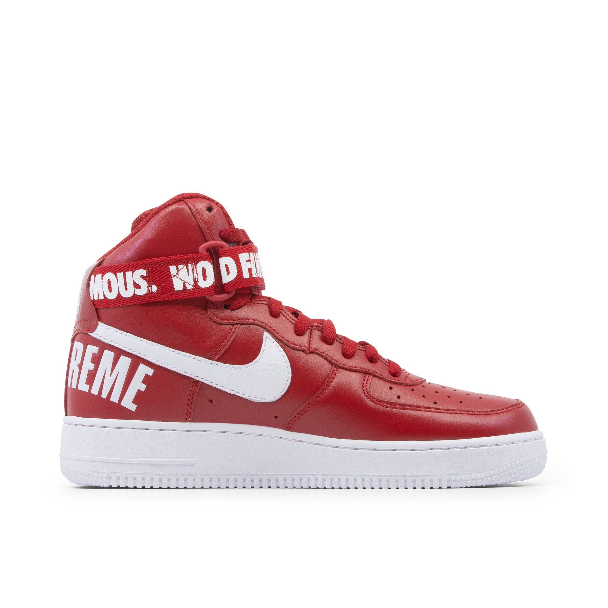 NIKE AIR FORCE 1 HIGH SUPREME RED