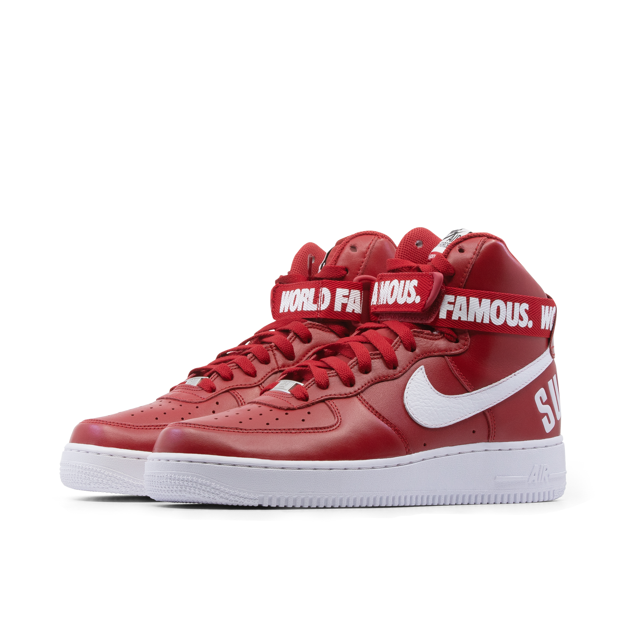 NIKE AIR FORCE 1 HIGH SUPREME RED