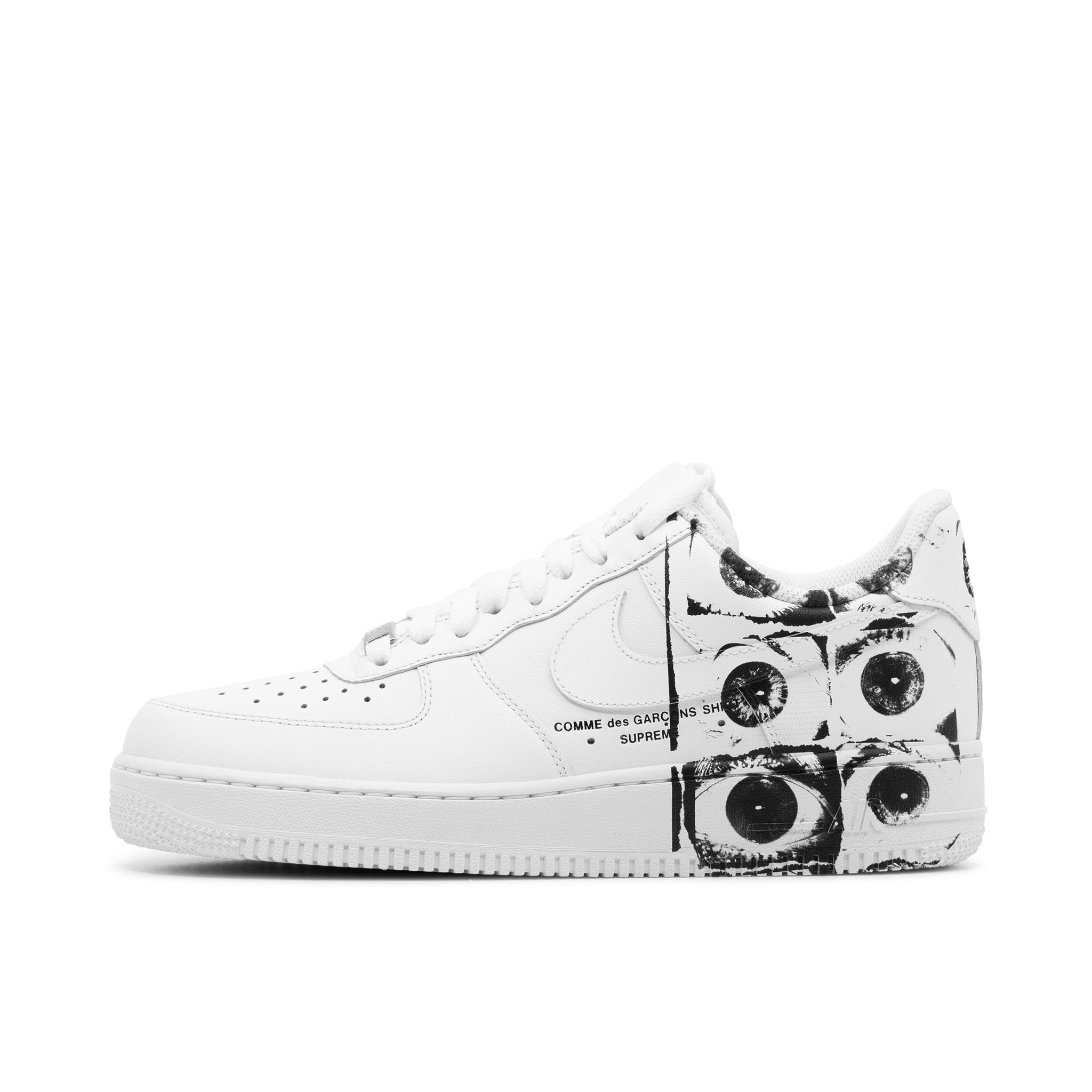 NIKE AIR FORCE 1 LOW SUPREME CDG SHIRT