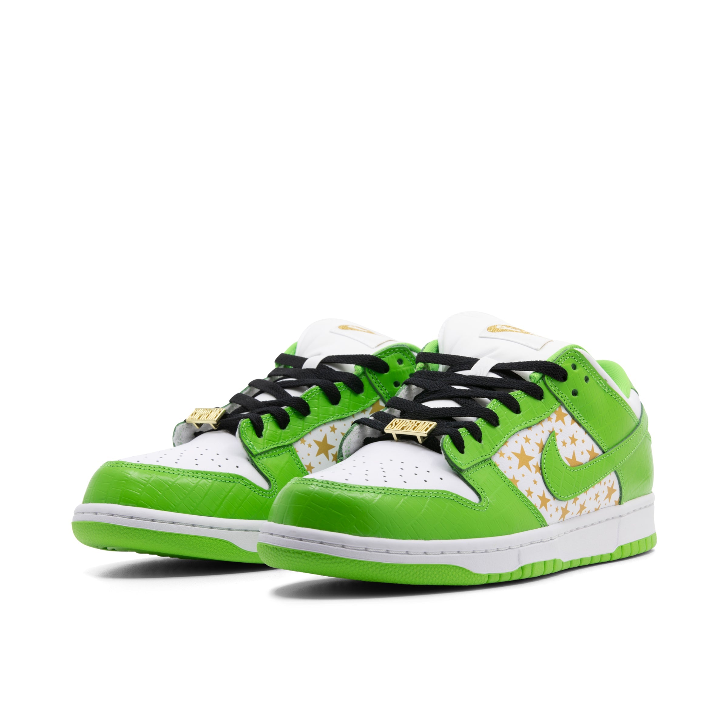 NIKE SB DUNK LOW SUPREME STARS MEAN GREEN