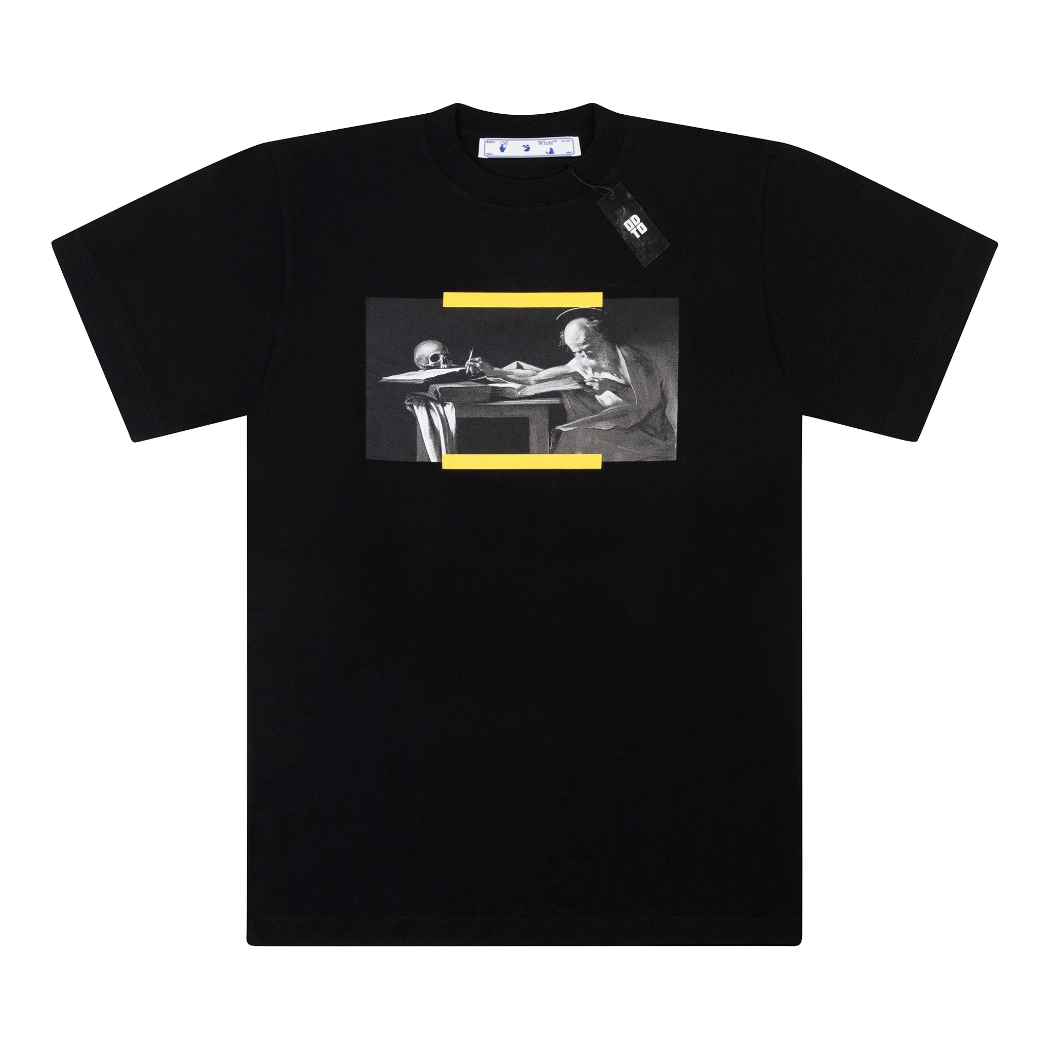 OFF-WHITE CARAVAGGIO TEE BLACK