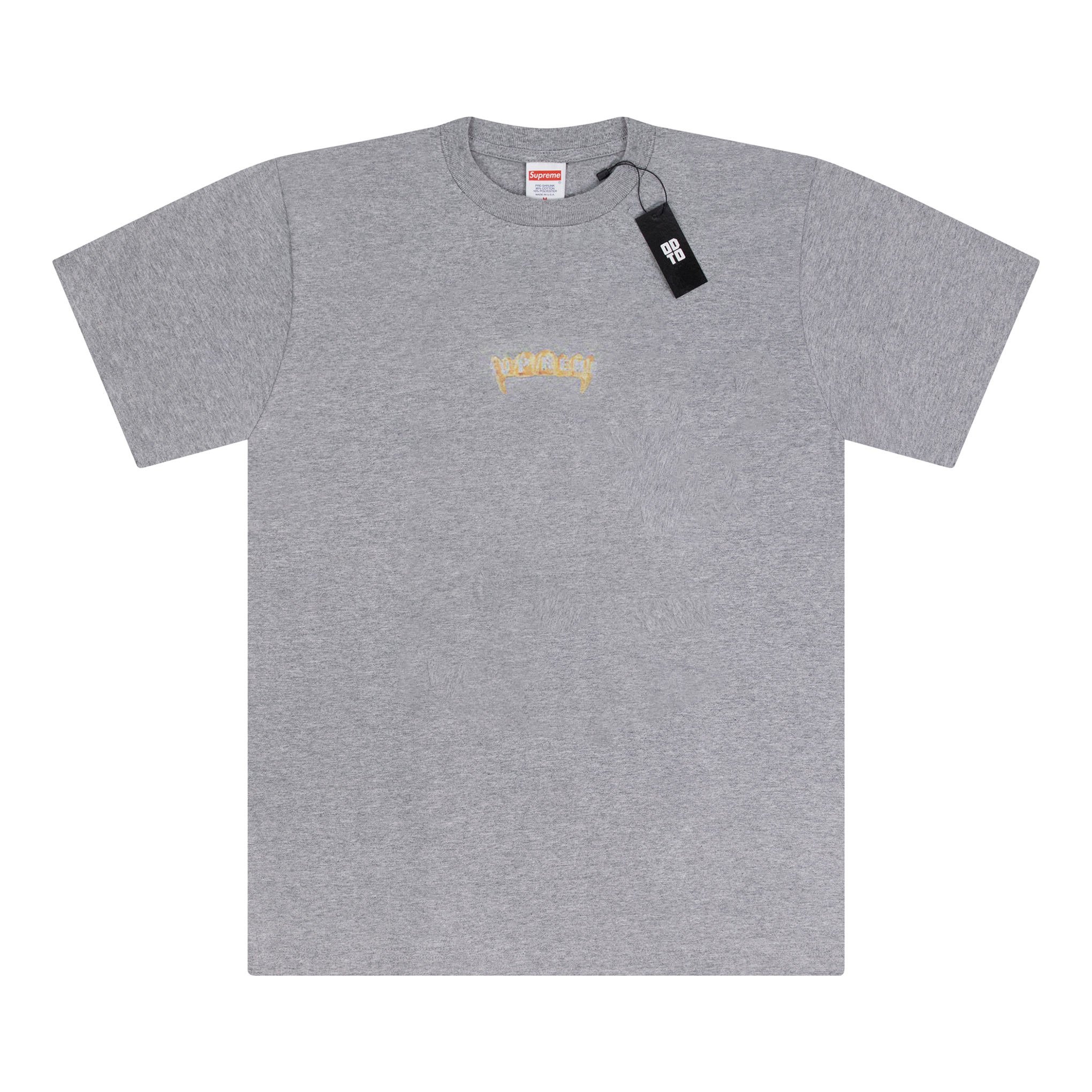 SUPREME FRONTS TEE GREY