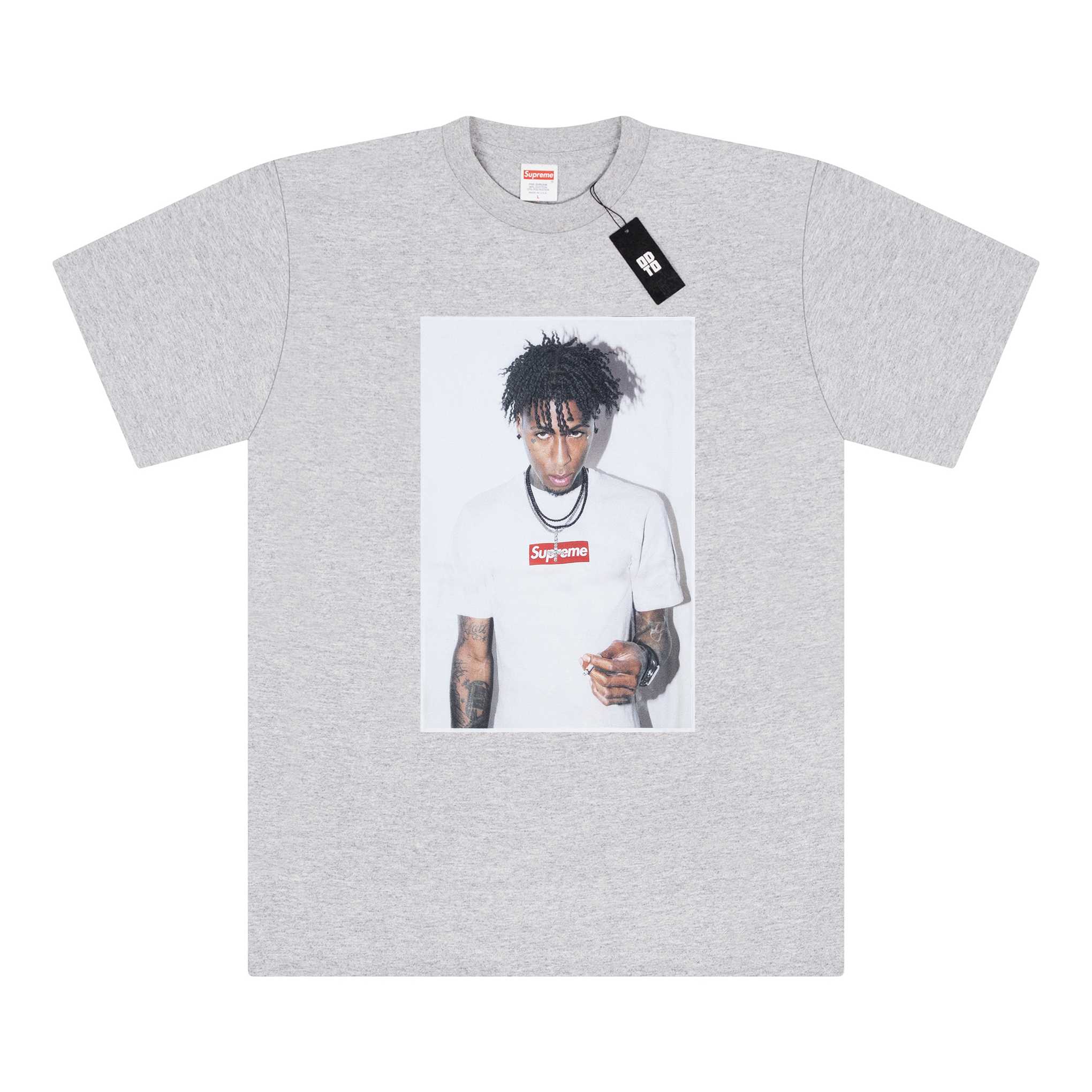 SUPREME NBA YOUNGBOY TEE GREY