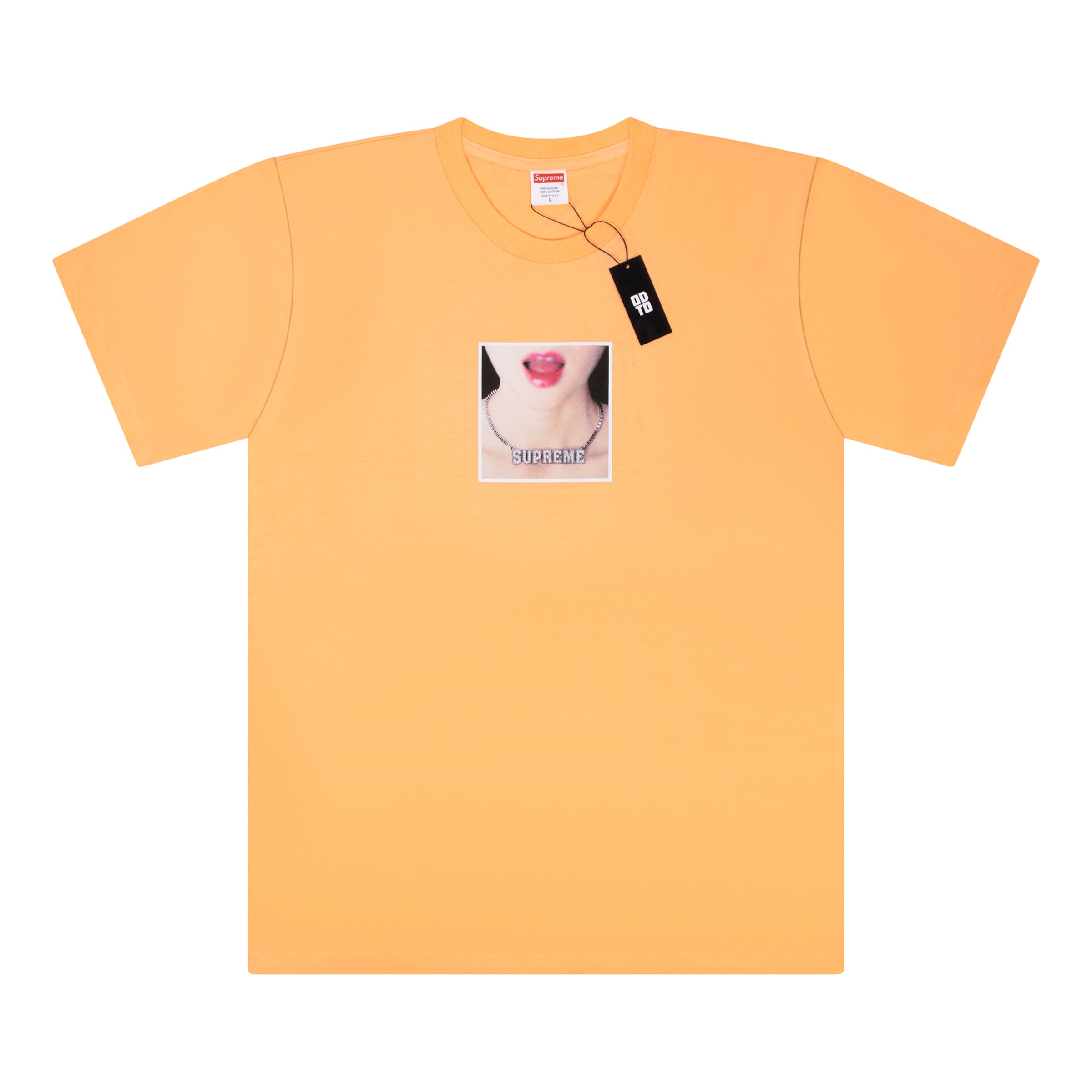 SUPREME NECKLACE TEE PEACH