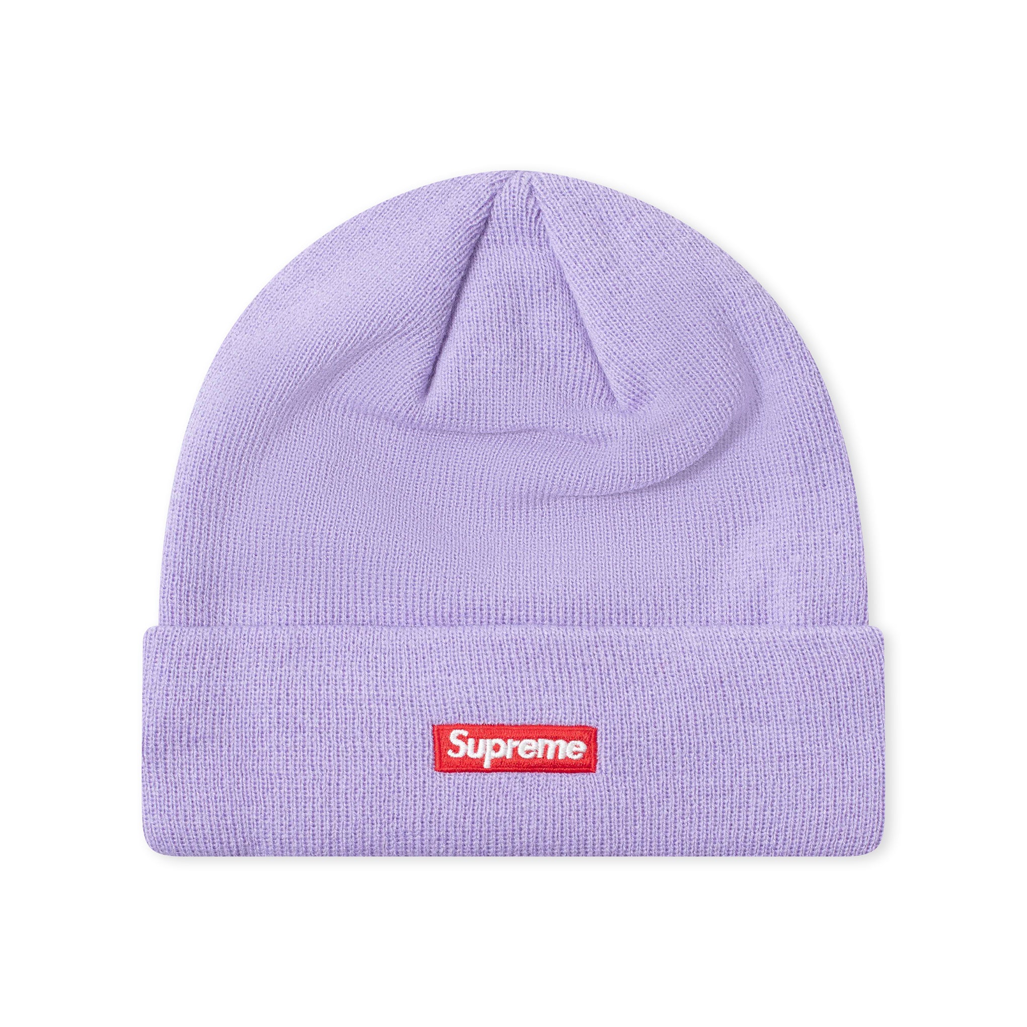 SUPREME NEW ERA S LOGO BEANIE LIGHT VIOLET (FW19)