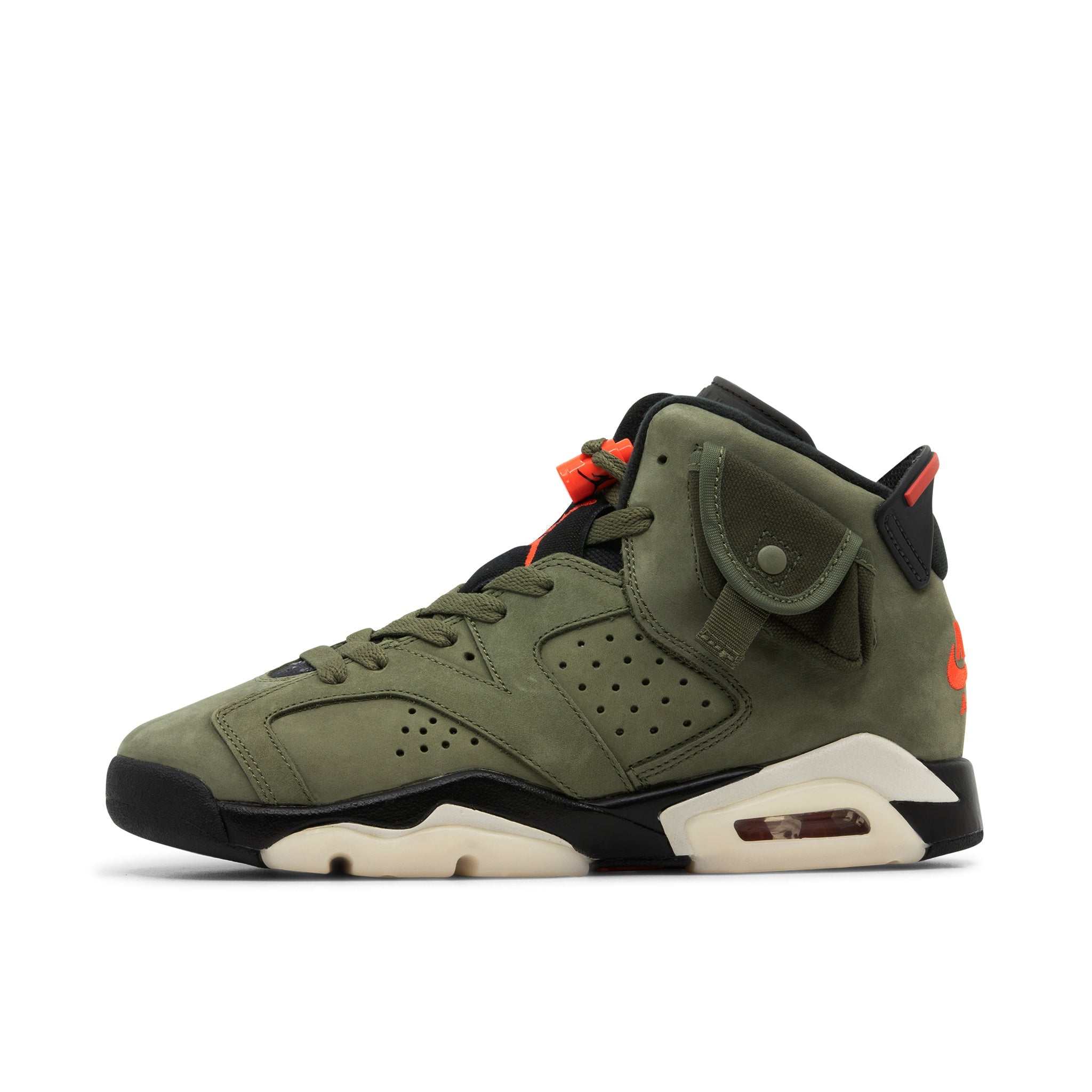 AIR JORDAN 6 GS TRAVIS SCOTT MEDIUM OLIVE