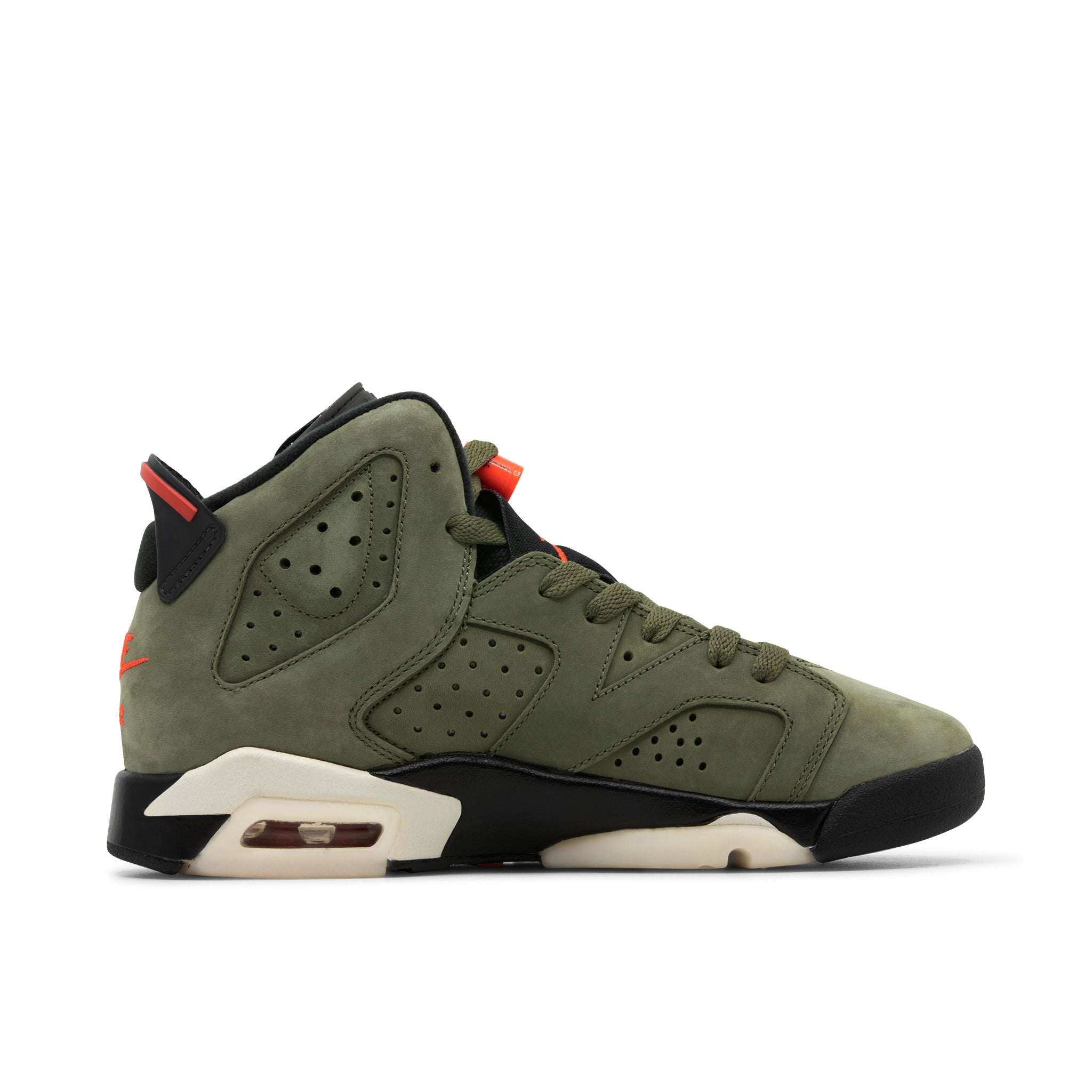 AIR JORDAN 6 GS TRAVIS SCOTT MEDIUM OLIVE