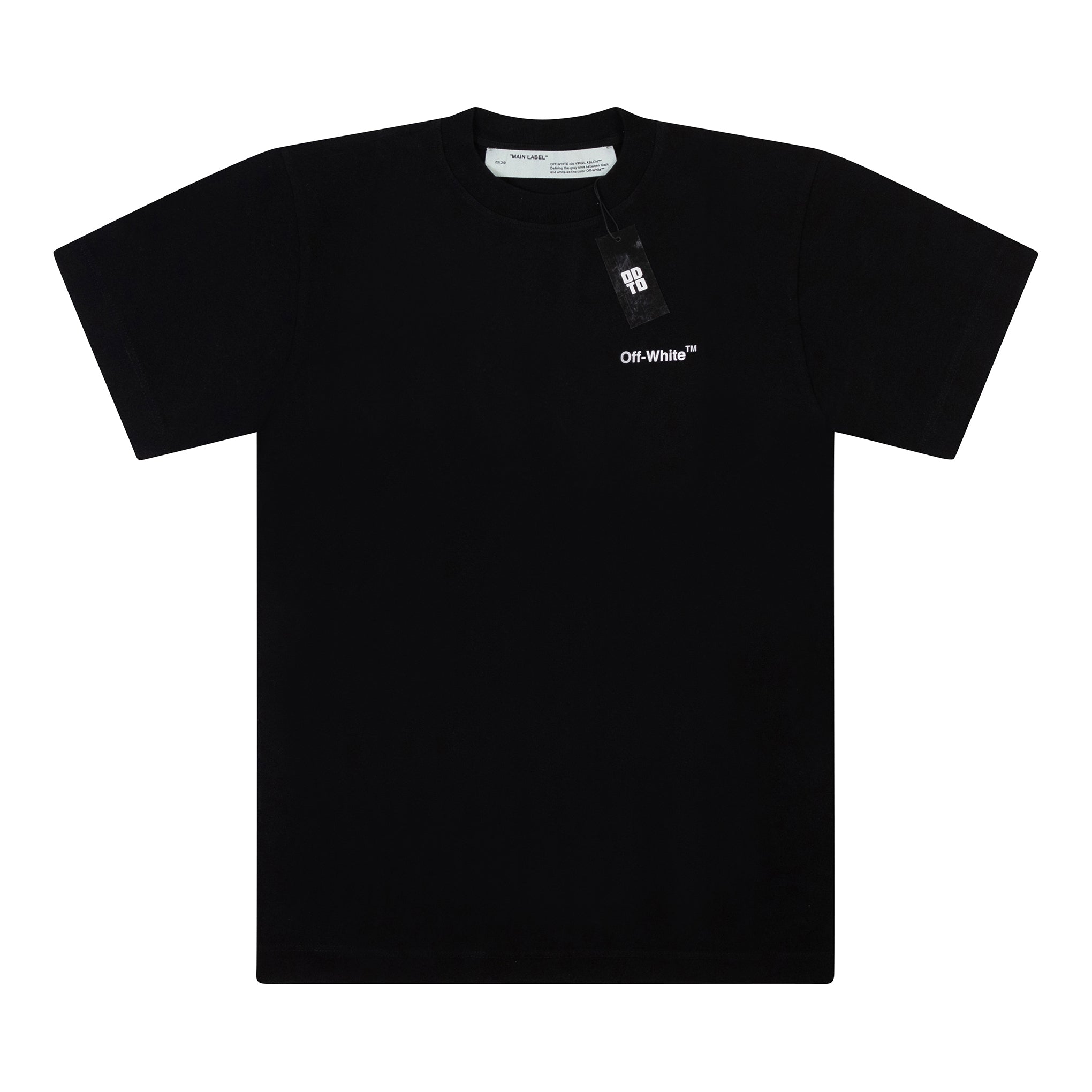 OFF-WHITE OUTLINED ARROW TEE BLACK