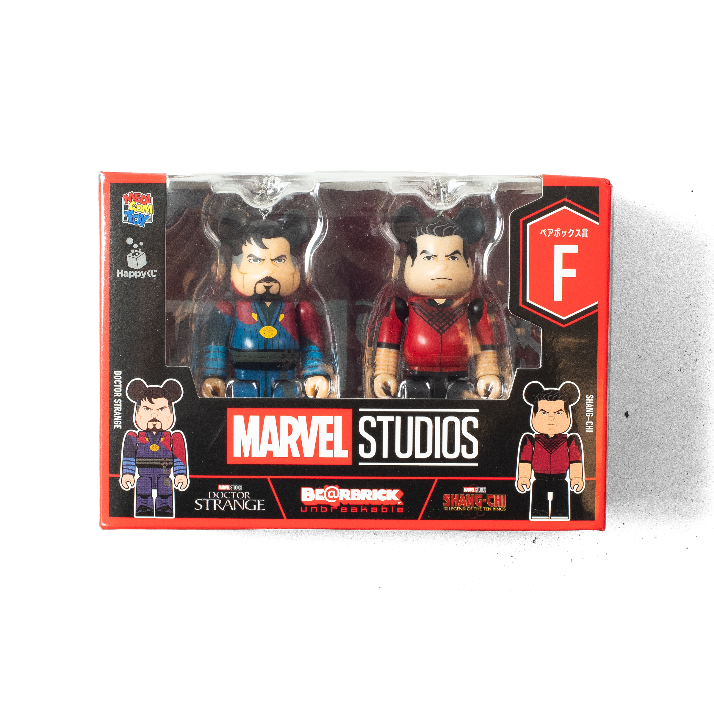 BEARBRICK MARVEL 100% KEYCHAIN SET F