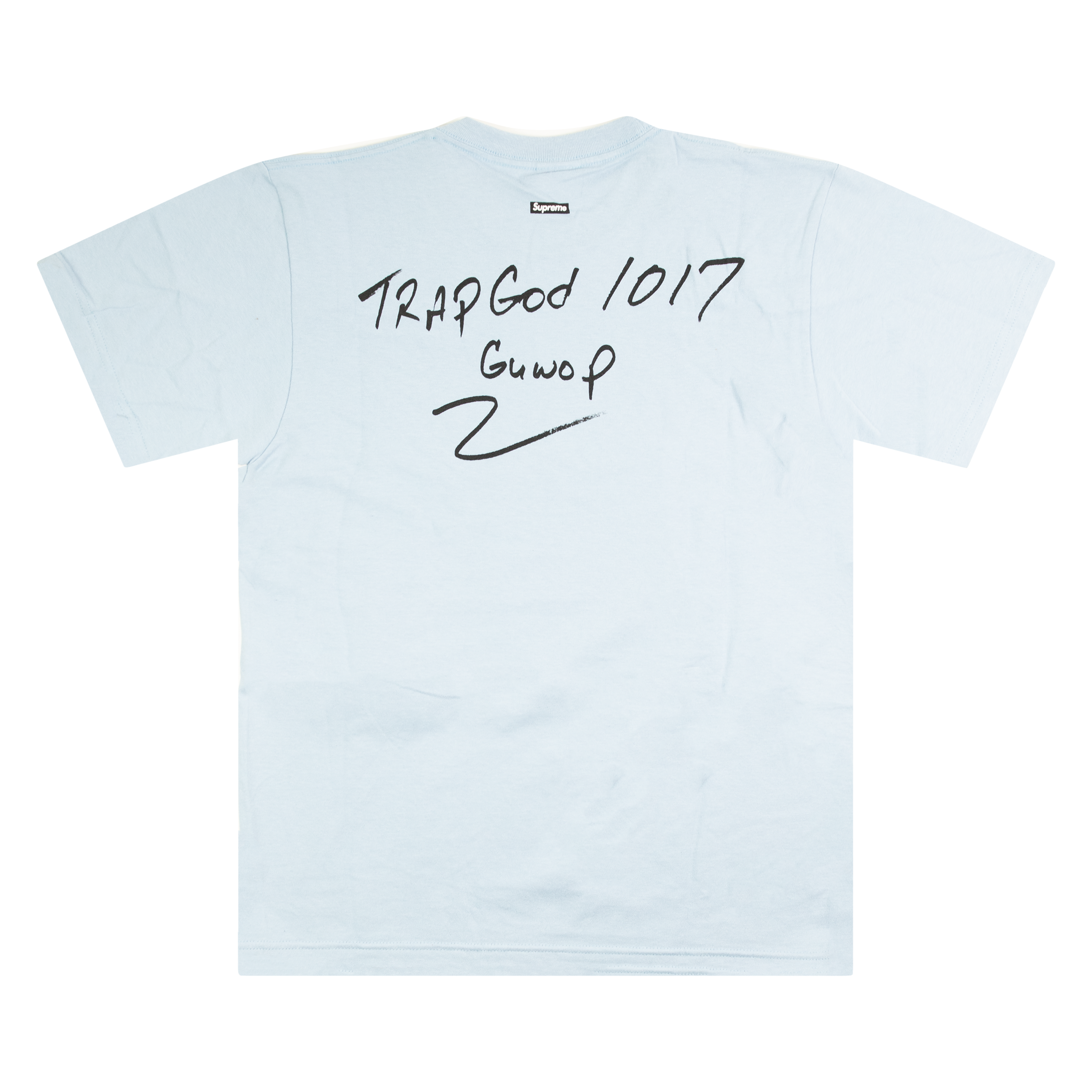 SUPREME GUCCI MANE TEE LIGHT BLUE