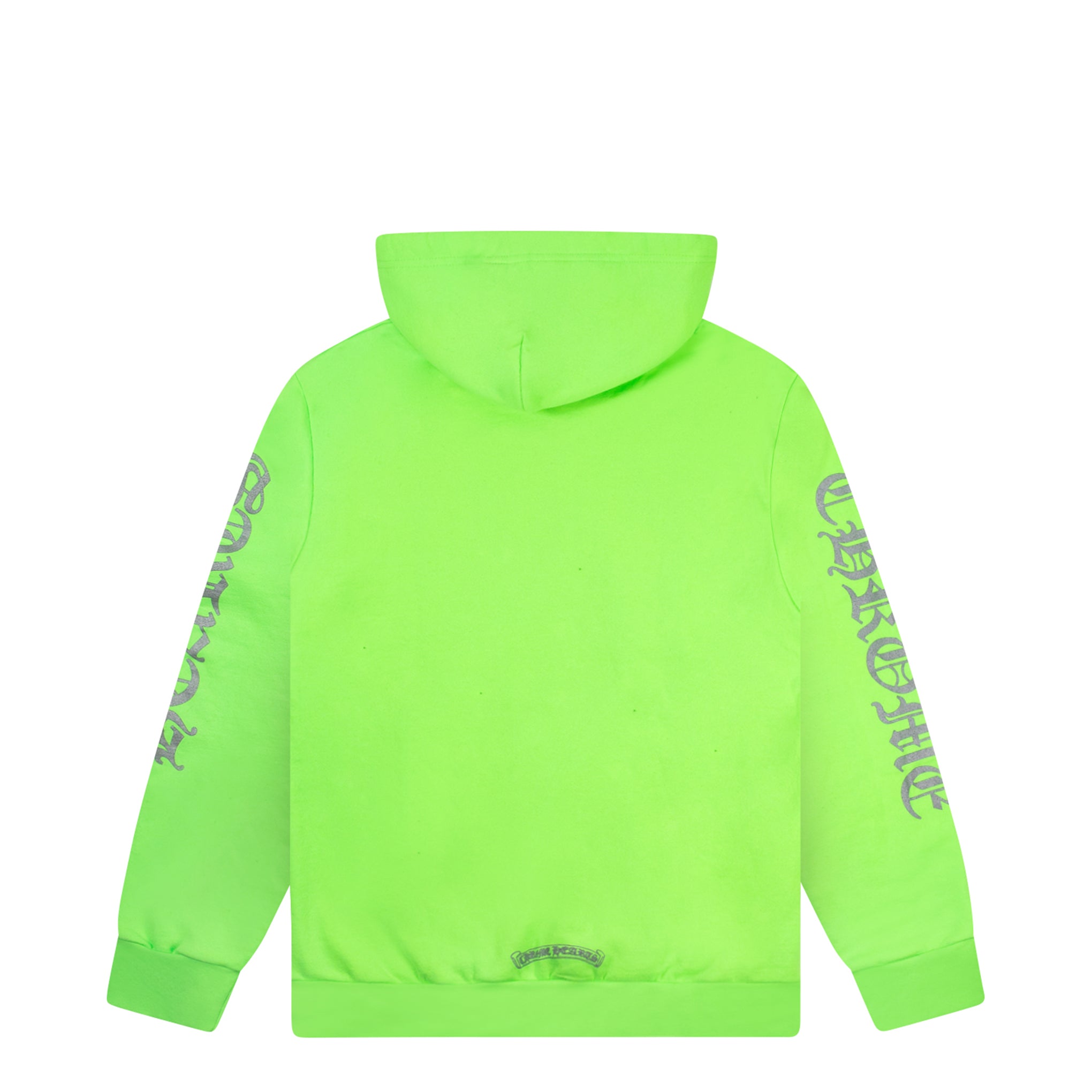 CHROME HEARTS VERTICAL LOGO HOODIE NEON