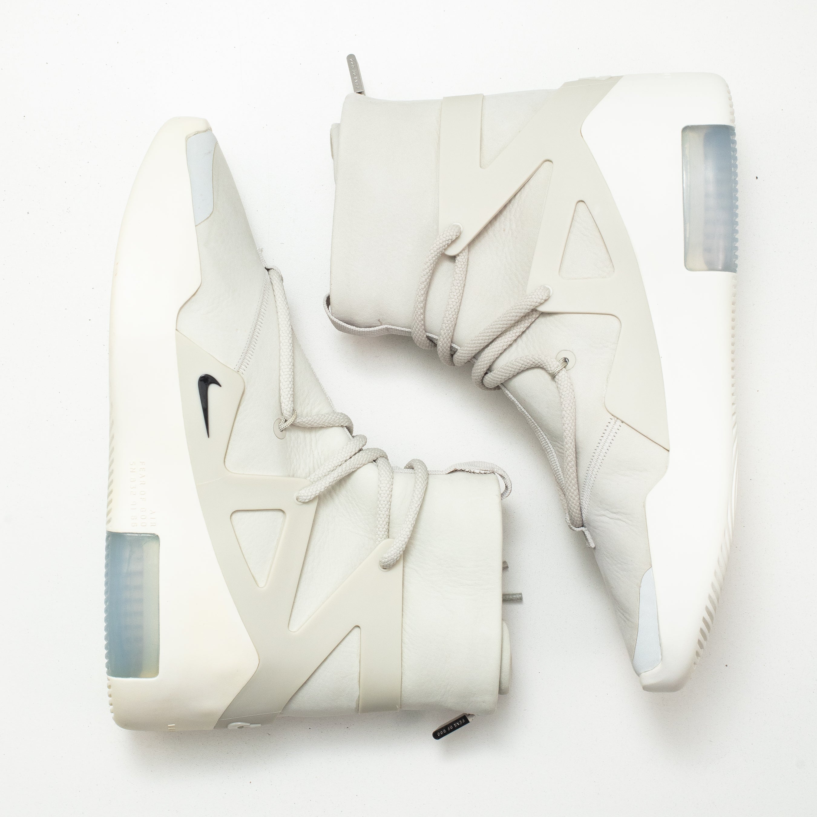 NIKE AIR FEAR OF GOD 1 LIGHT BONE [FLAWED - SIZE 8.5]