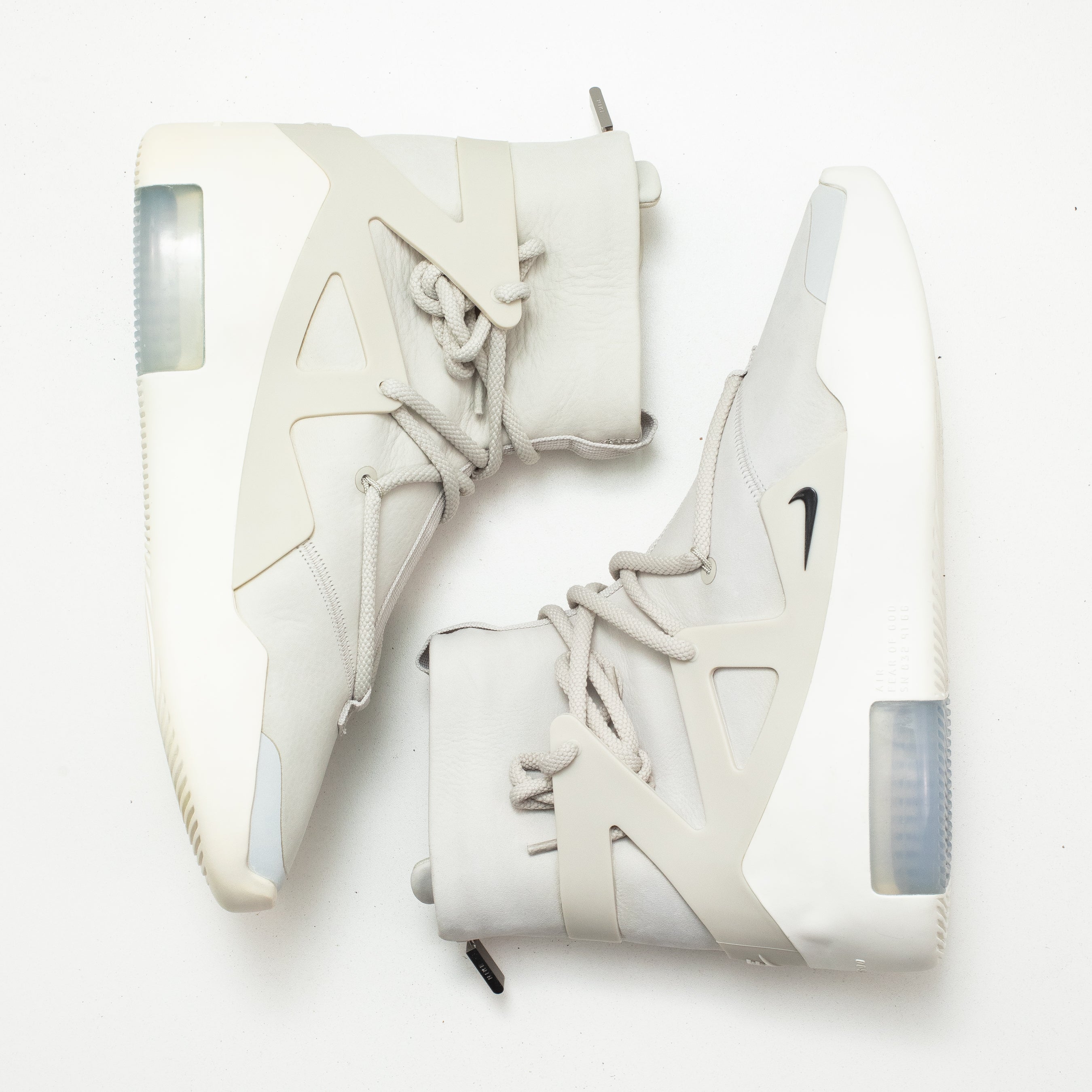 NIKE AIR FEAR OF GOD 1 LIGHT BONE [FLAWED - SIZE 8.5]