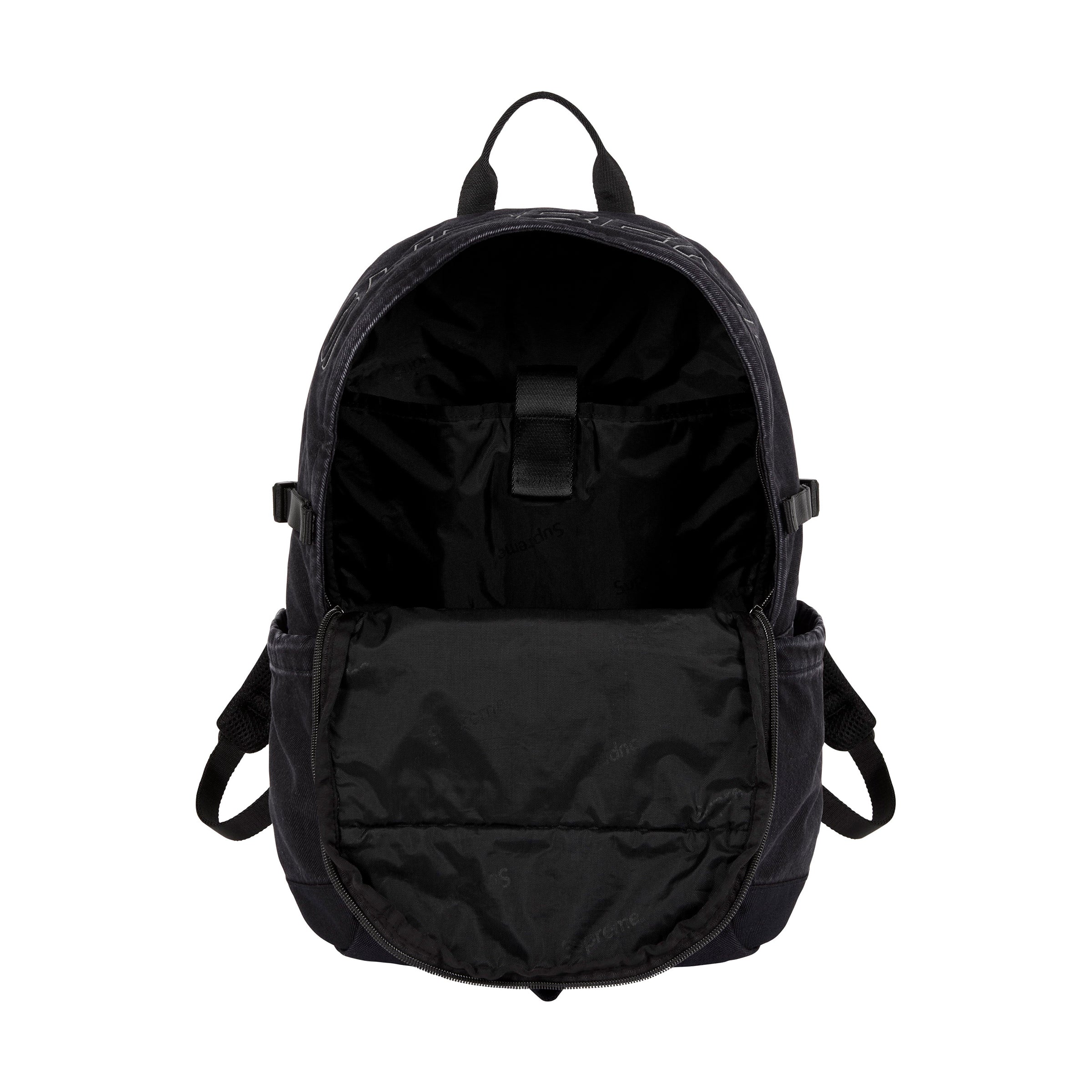 SUPREME CORDURA DENIM BACKPACK BLACK