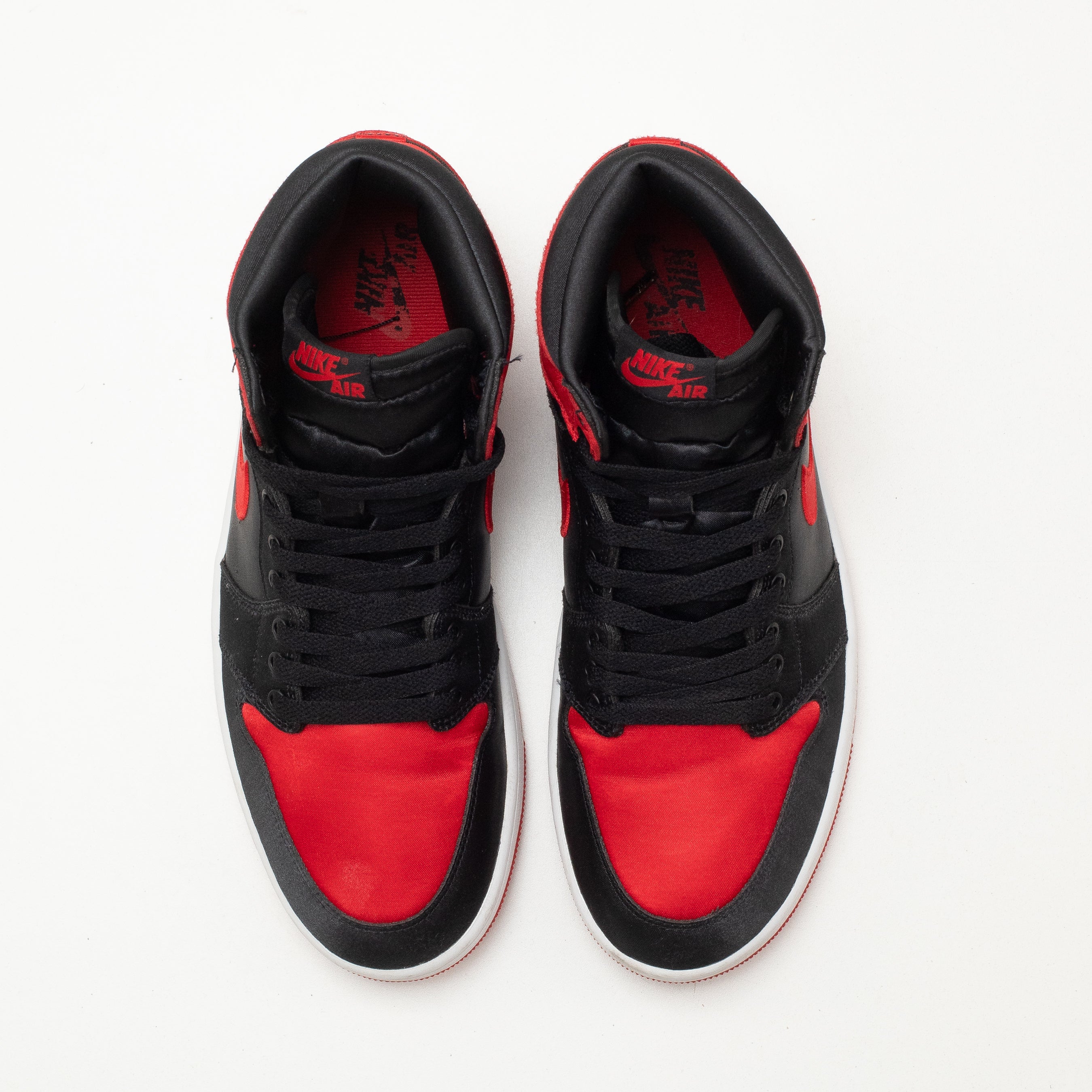 AIR JORDAN 1 HIGH WMNS SATIN BRED [USED - SIZE 11W]