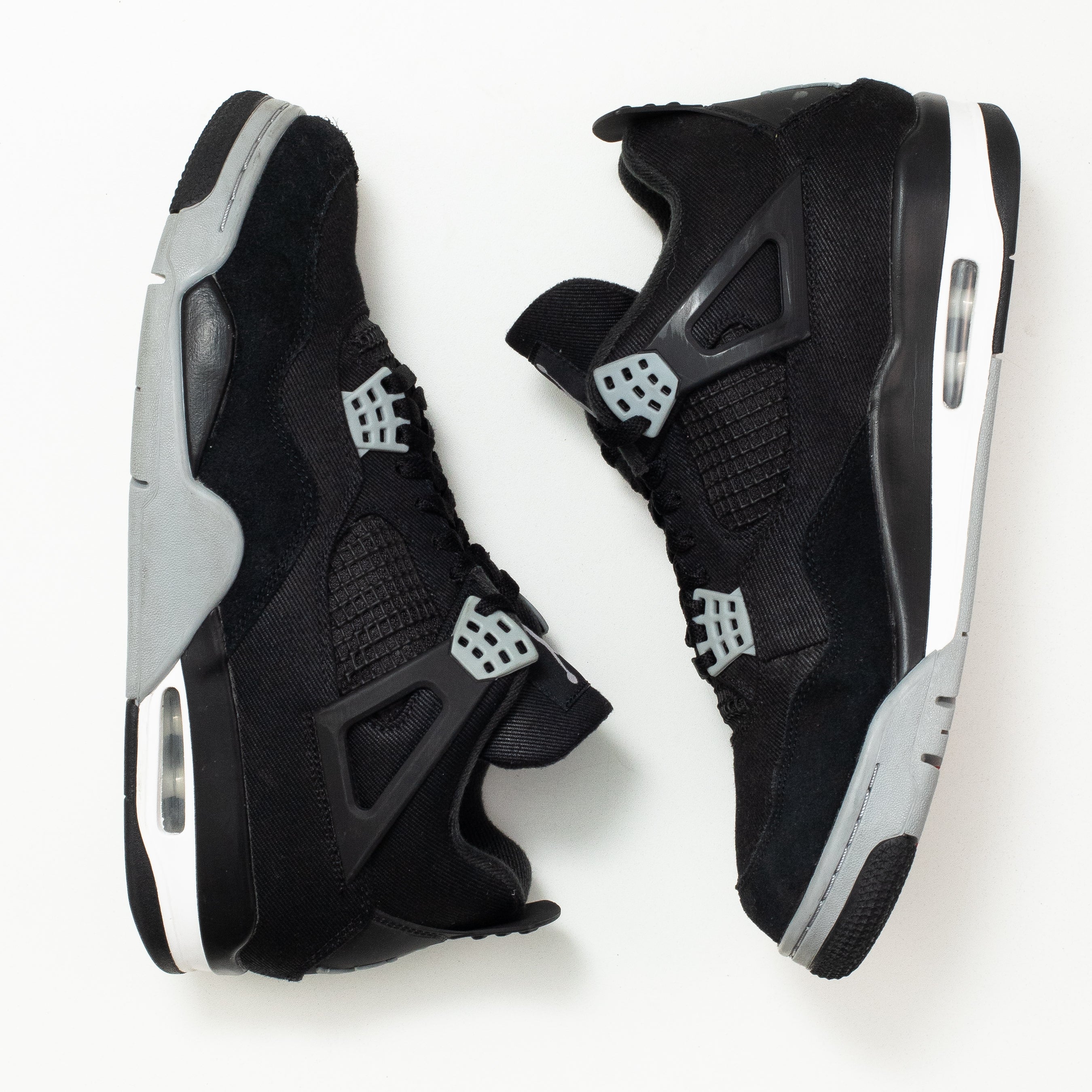 AIR JORDAN 4 BLACK CANVAS [USED - SIZE 10]