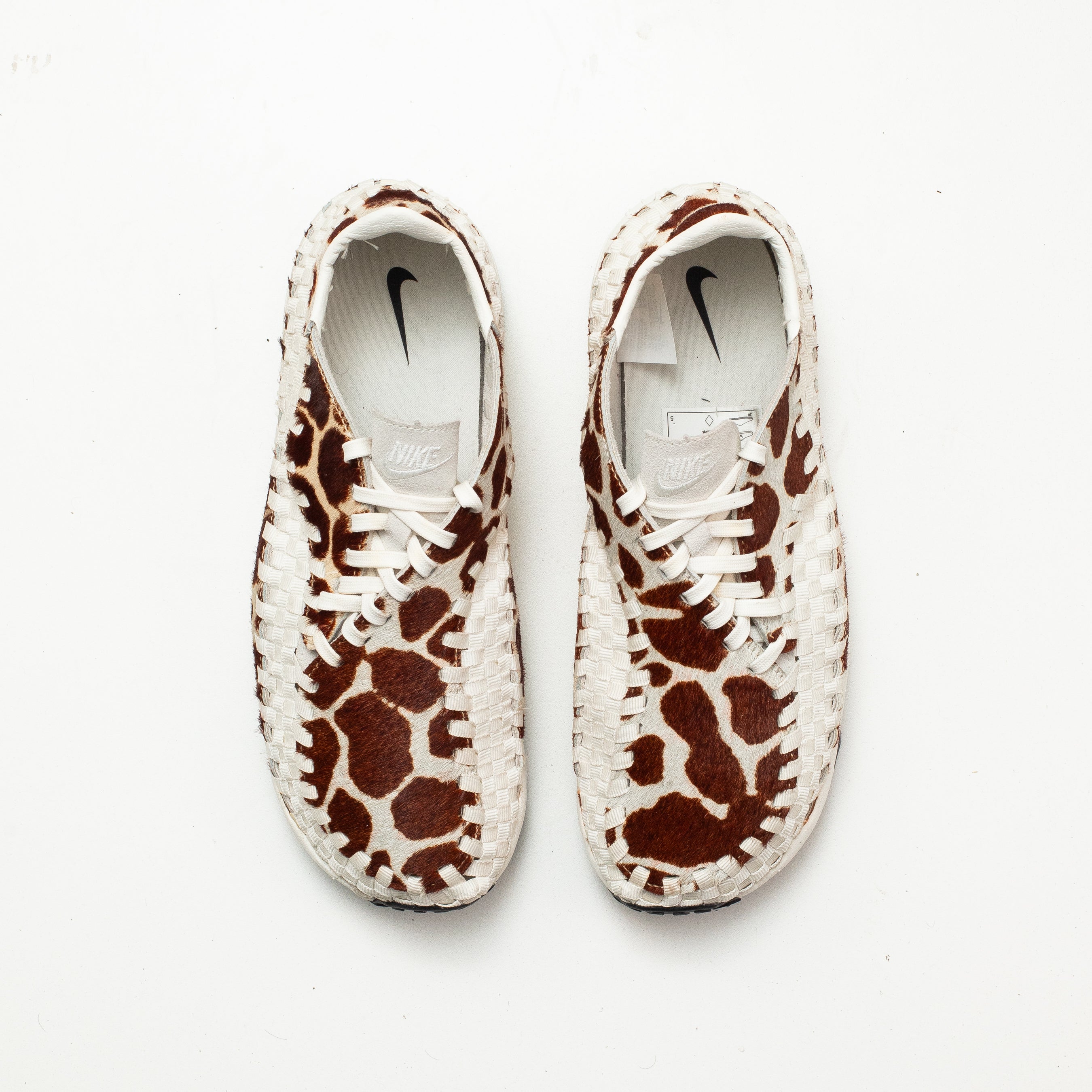 NIKE AIR FOOTSCAPE WOVEN WMNS COW PRINT [USED - 10W/8.5M]