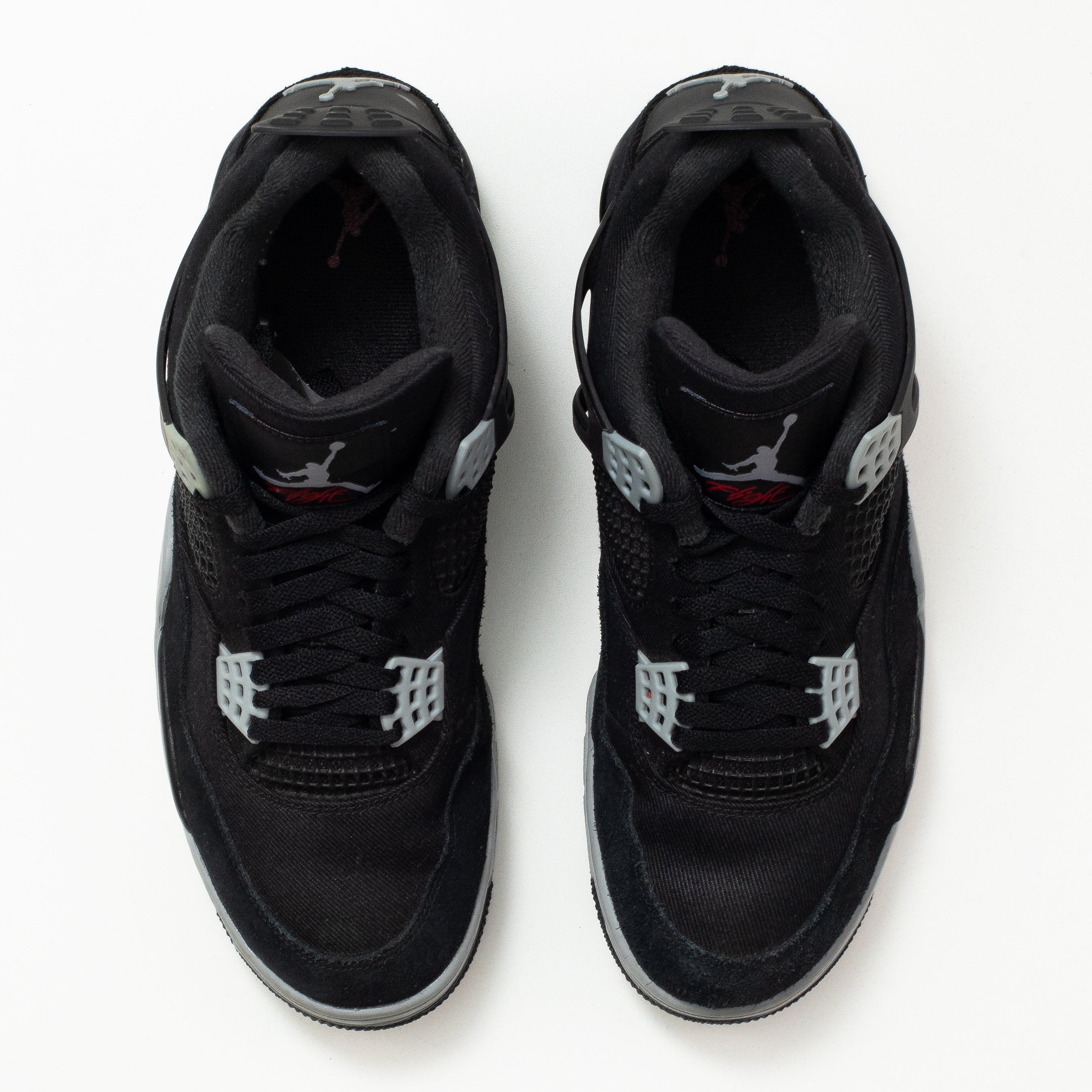 AIR JORDAN 4 BLACK CANVAS [USED - SIZE 10]