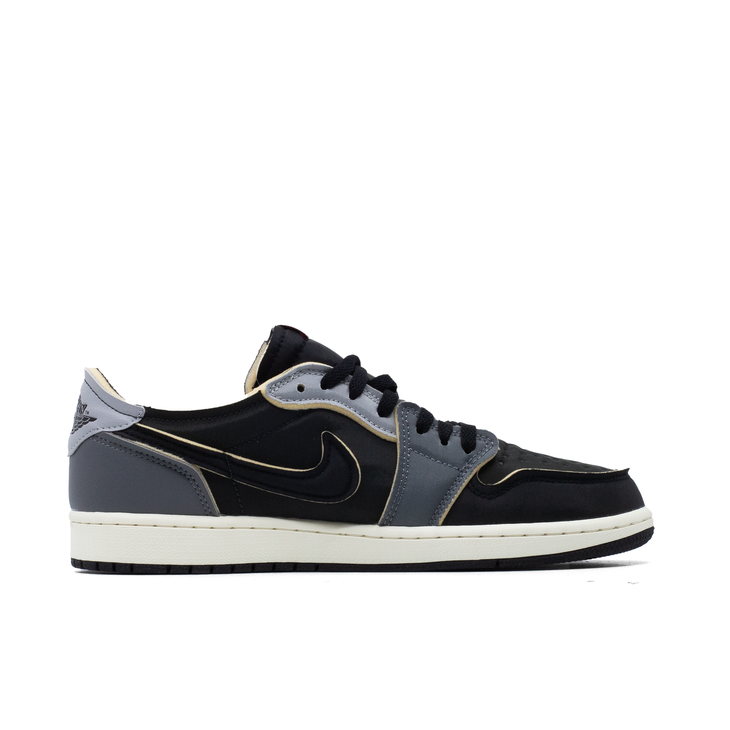 AIR JORDAN 1 LOW EX BLACK SMOKE GREY