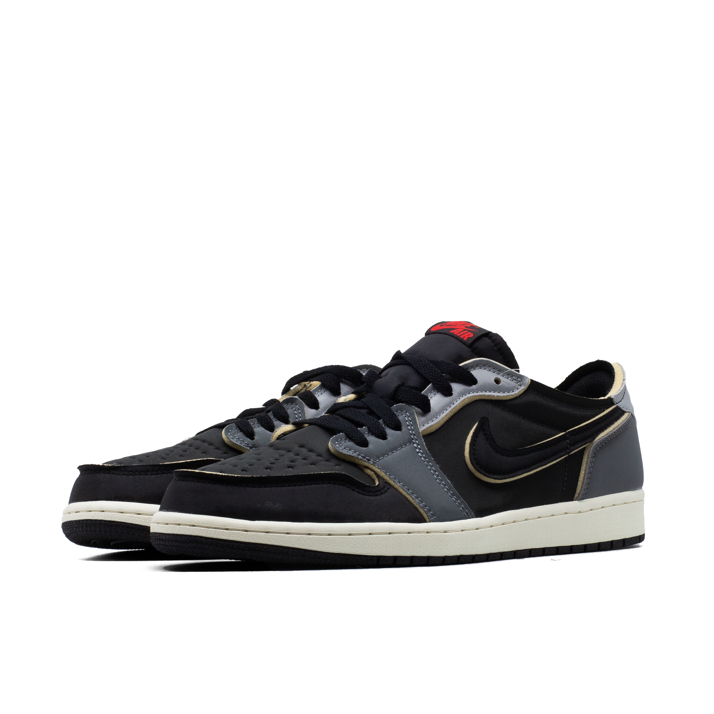 AIR JORDAN 1 LOW EX BLACK SMOKE GREY