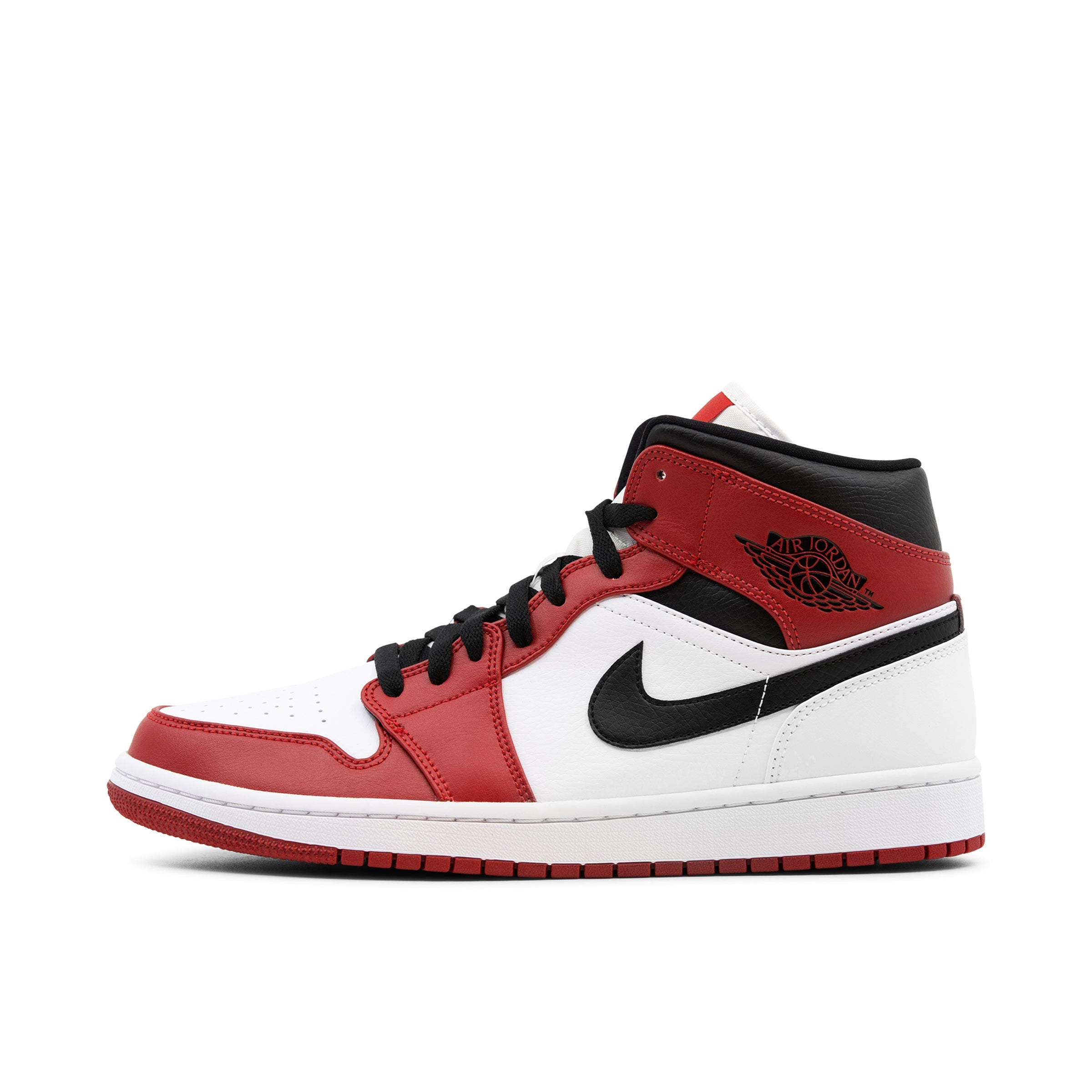 AIR JORDAN 1 MID CHICAGO WHITE HEEL