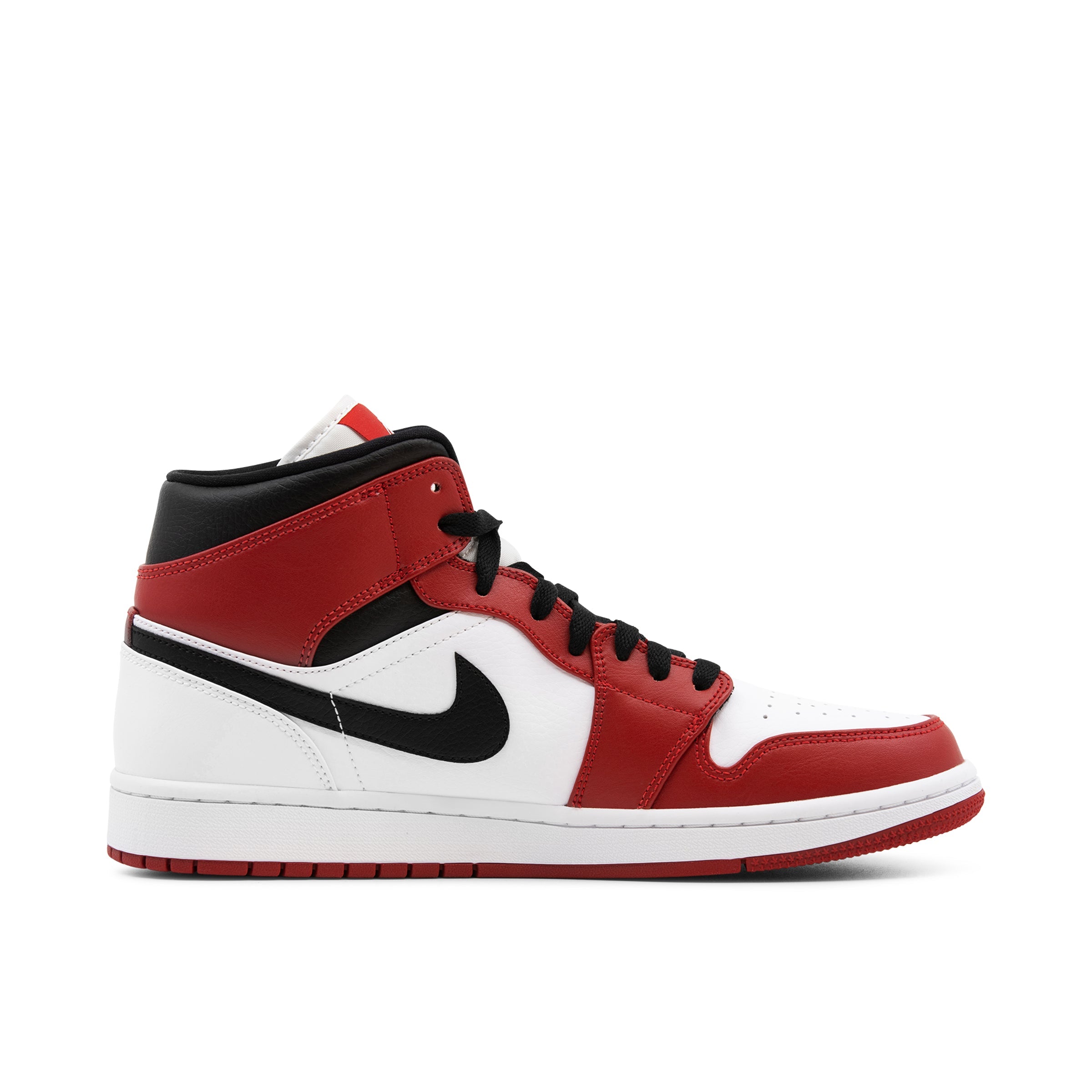 AIR JORDAN 1 MID CHICAGO WHITE HEEL