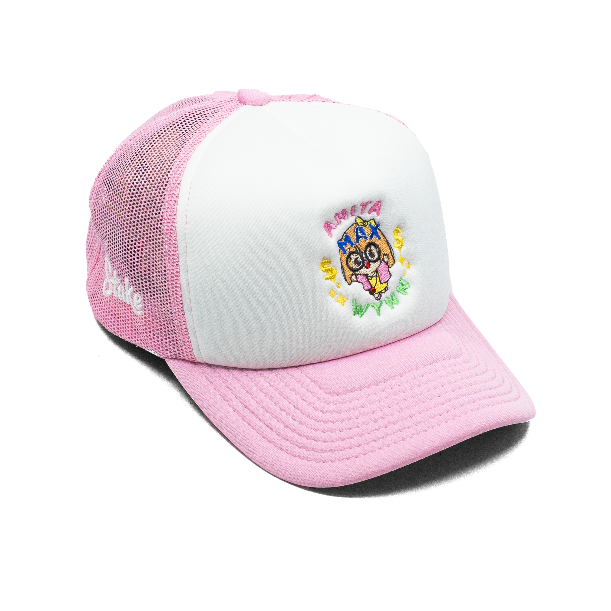 DRAKE ANITA MAX WYNN TRUCKER HAT PINK