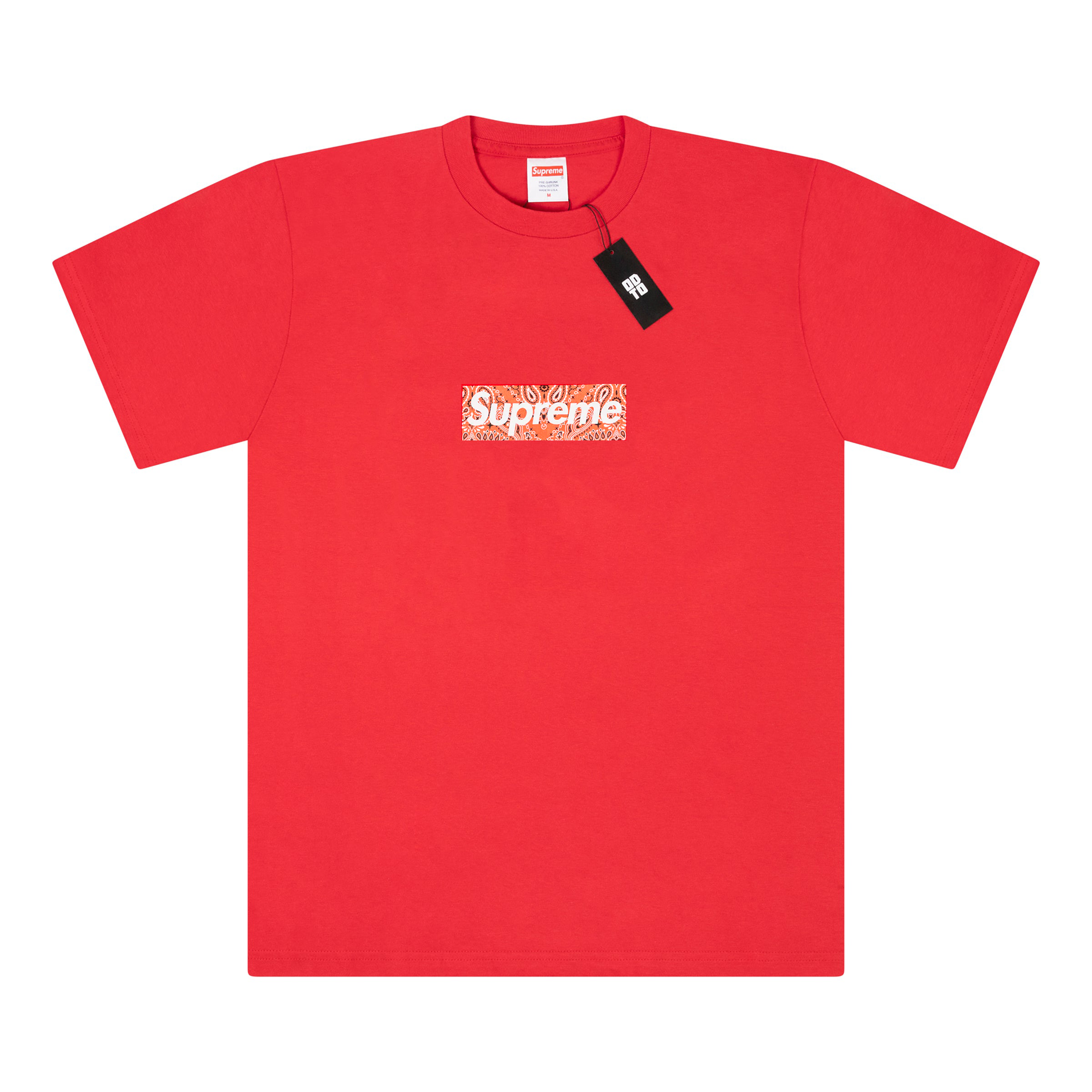 SUPREME BANDANA BOX LOGO TEE RED