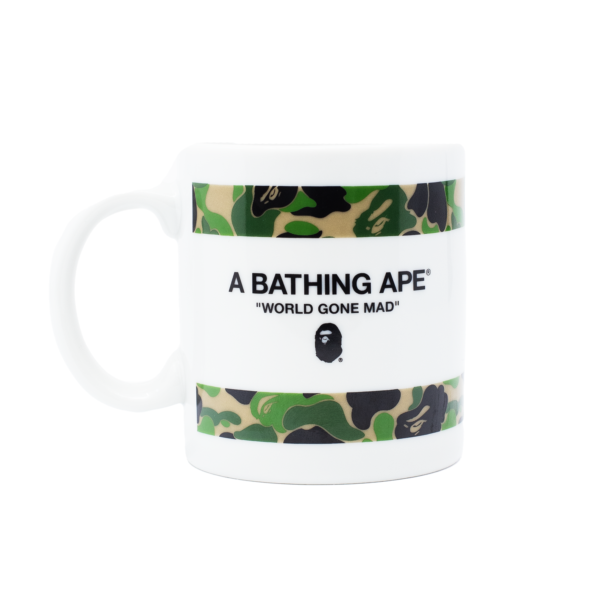 BAPE ABC 迷彩陶瓷马克杯 绿色