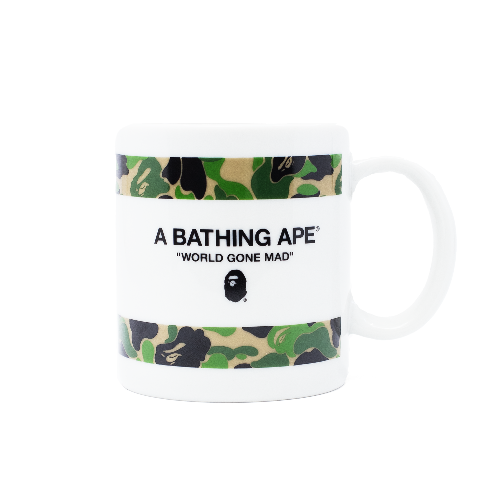 BAPE ABC 迷彩陶瓷马克杯 绿色