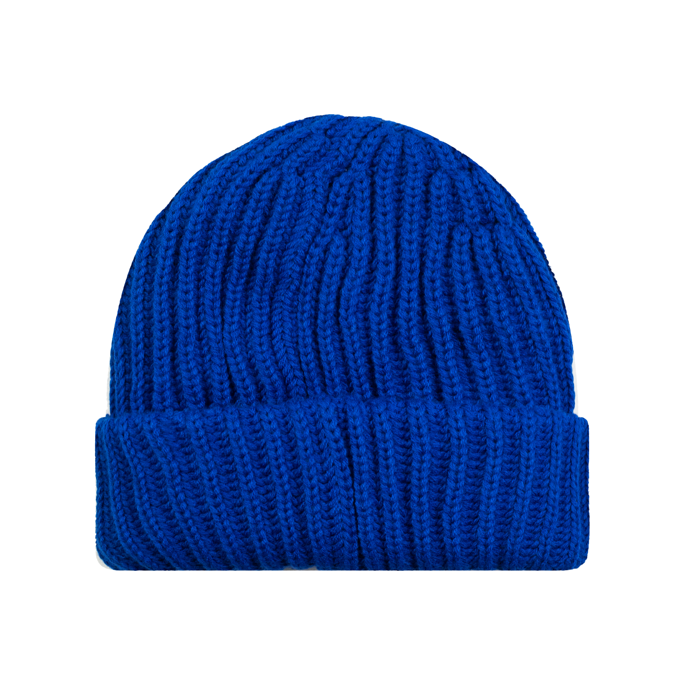 SUPREME CHUNKY RIB CLASSIC LOGO BEANIE ROYAL BLUE